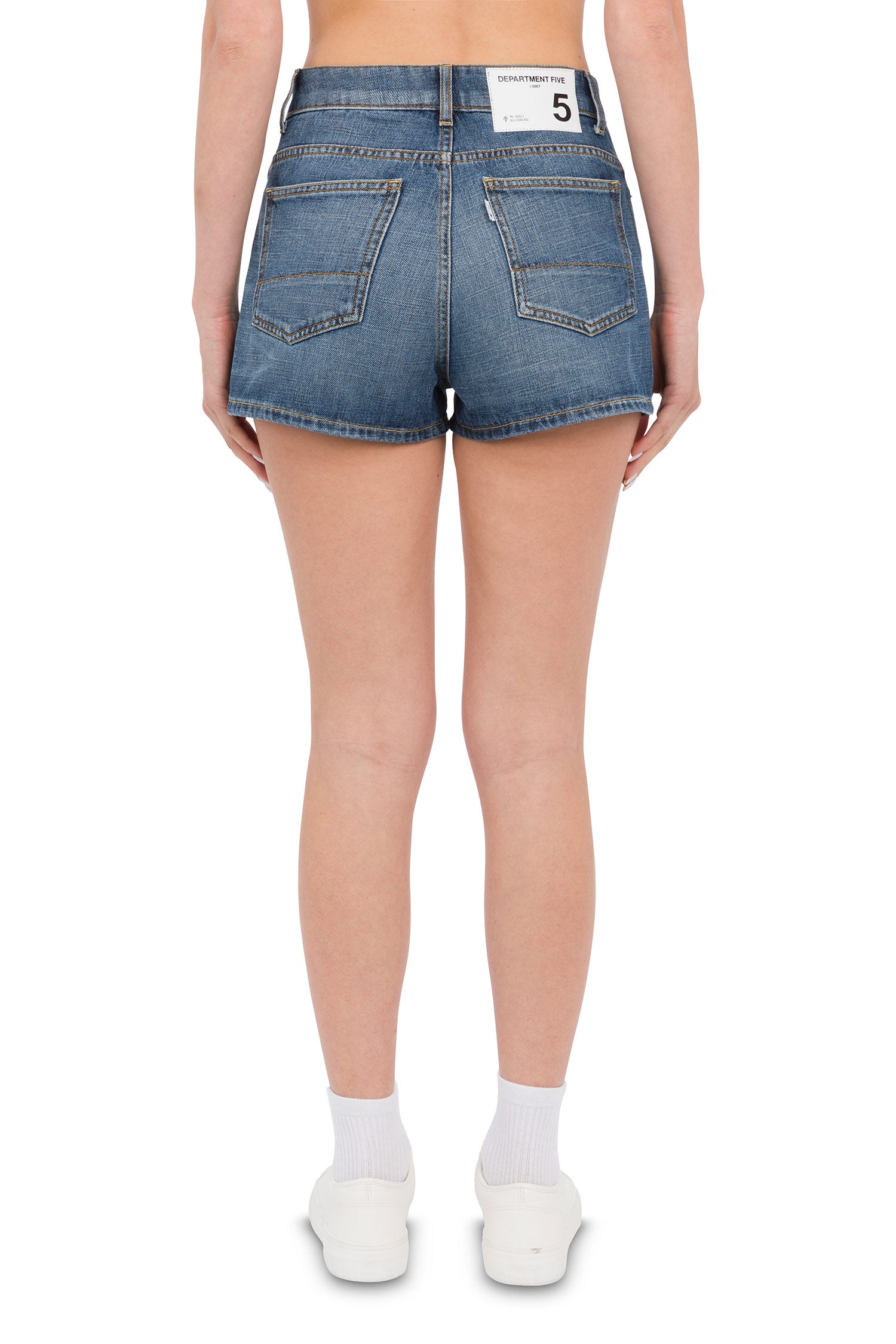 Mash denim shorts