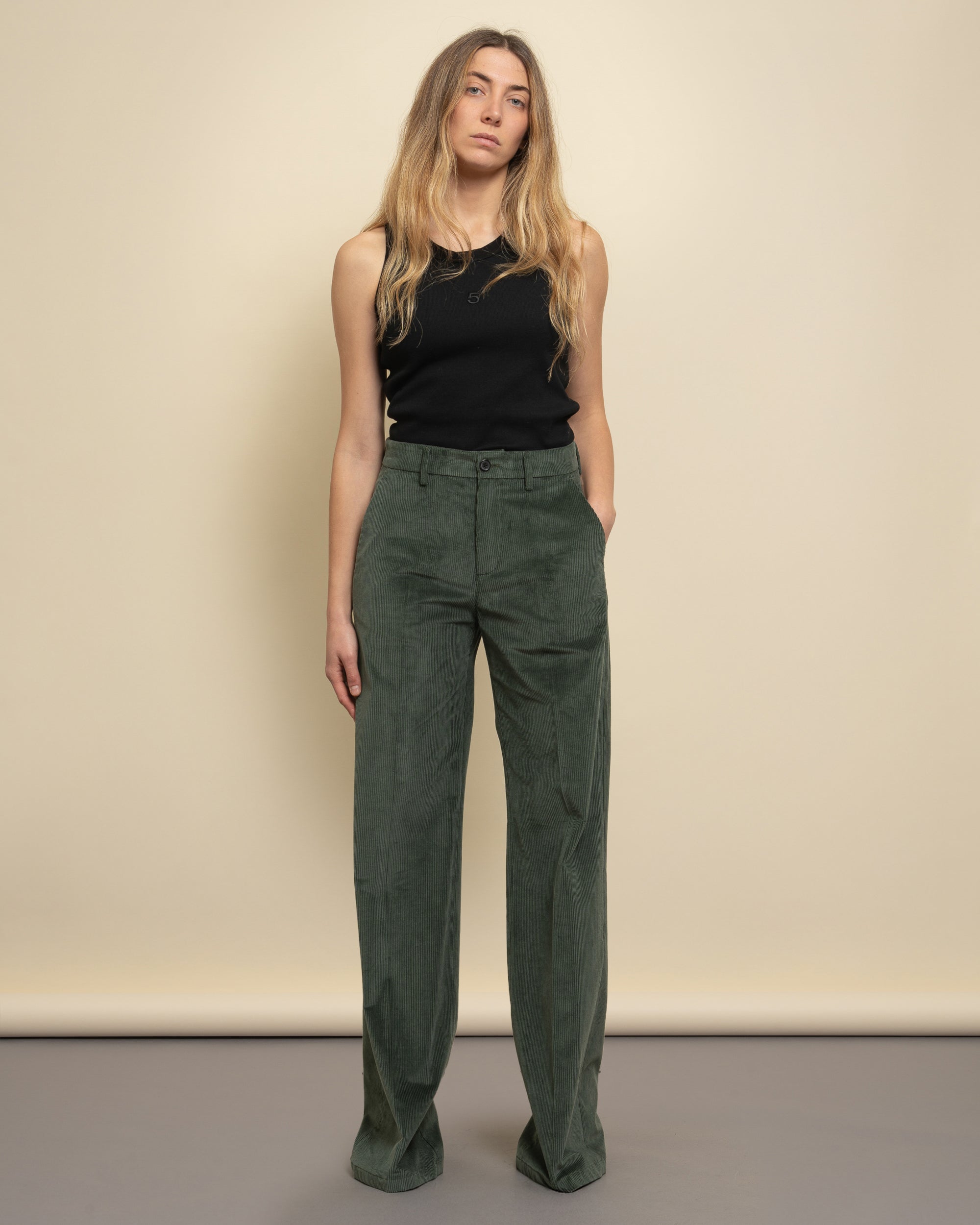 Misa velvet palazzo pants