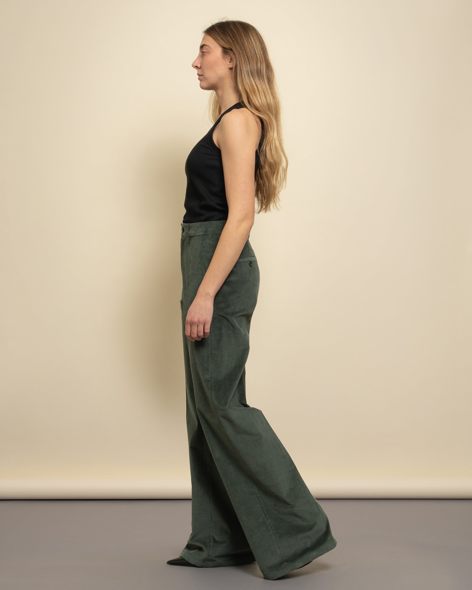 Misa velvet palazzo pants