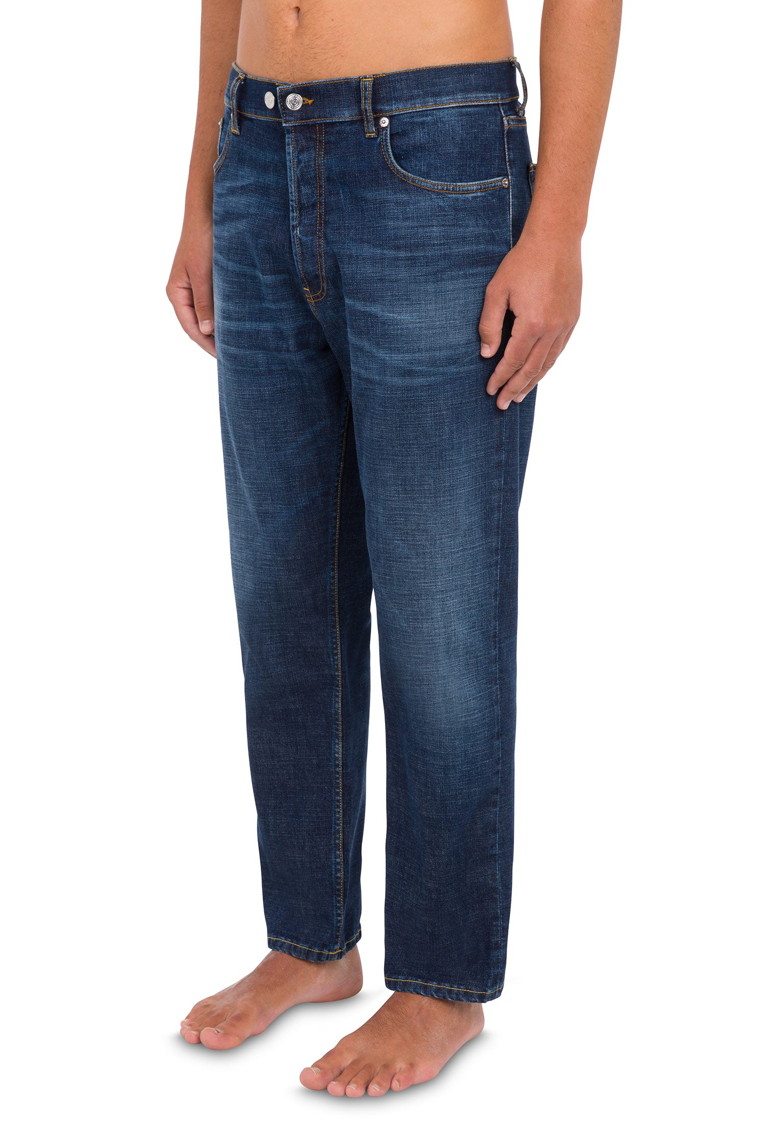 Musso relaxed-fit cropped jeans in comfort denim