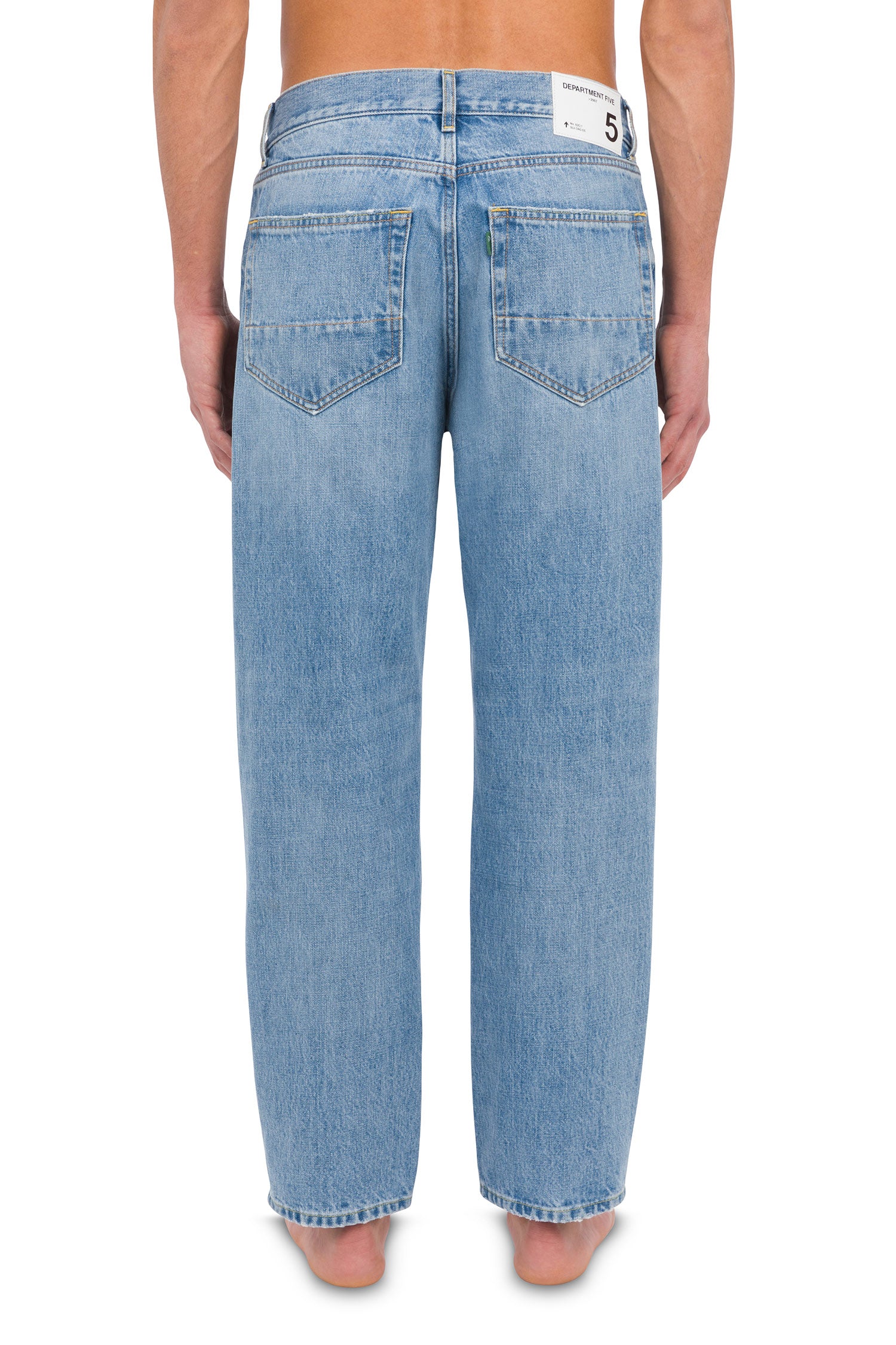 Musso jeans relaxed-fit cropped in denim fermo