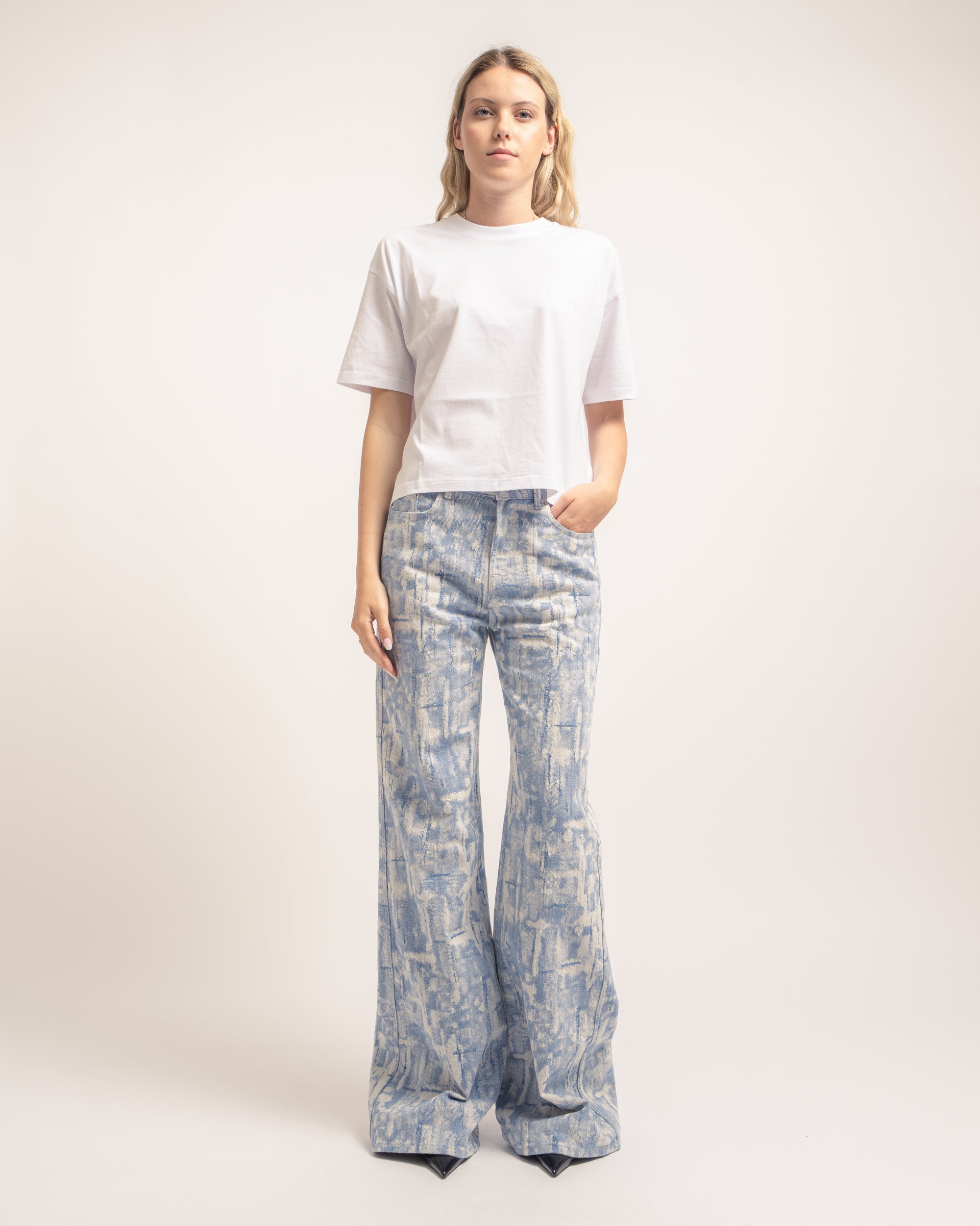 Muye t-shirt boxy girocollo