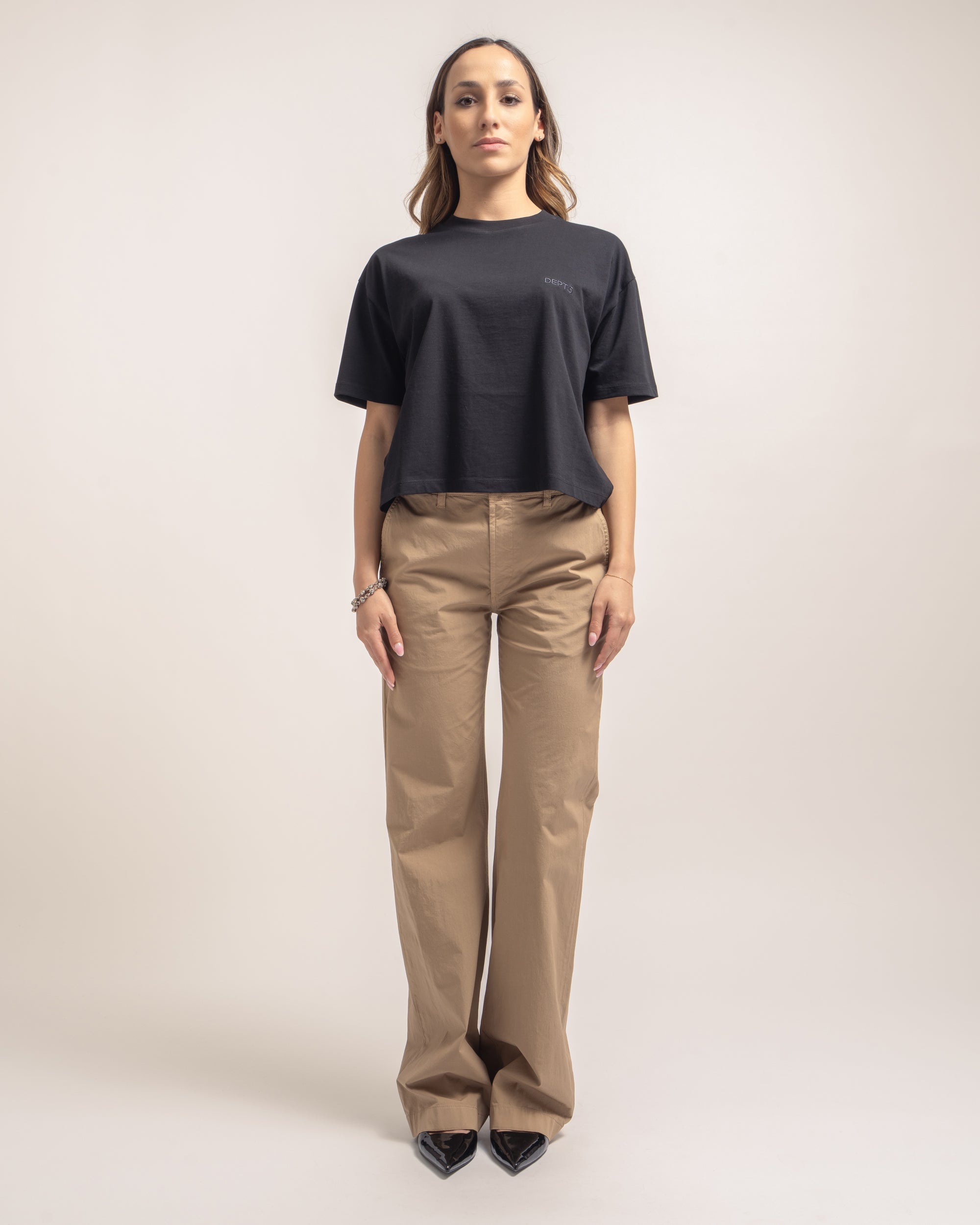 Muye t-shirt boxy girocollo