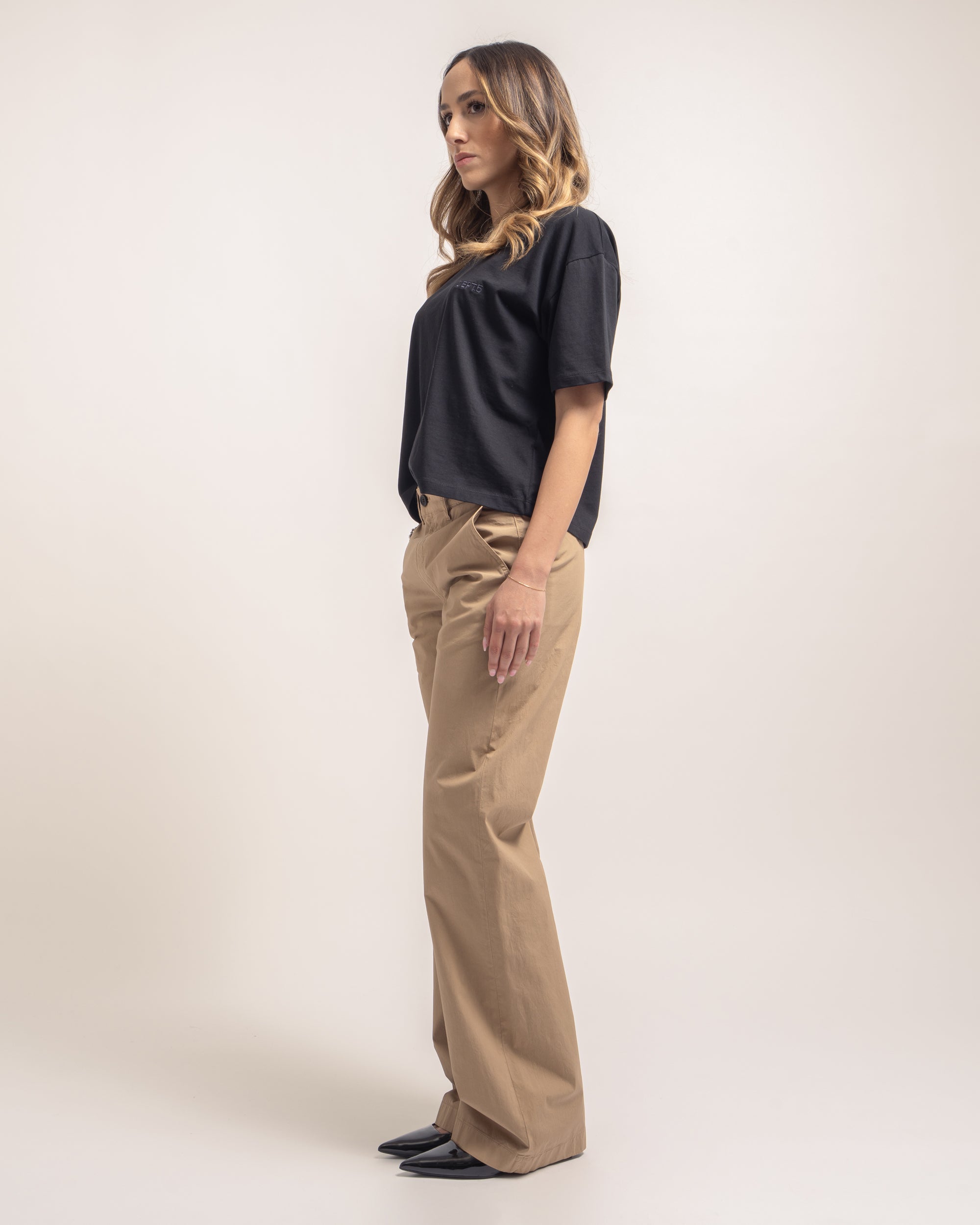 Muye t-shirt boxy girocollo