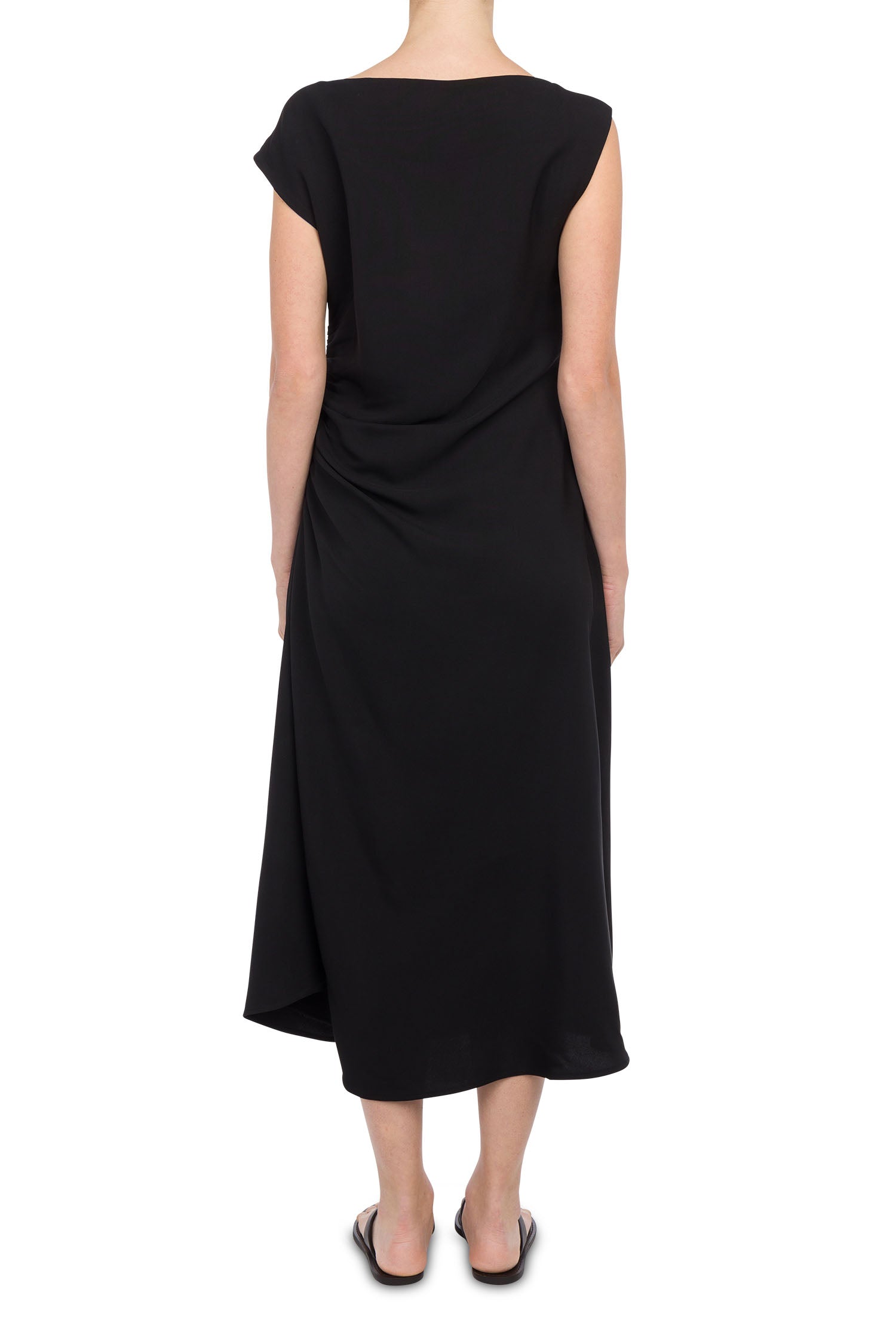 Nect midi dress in crepe