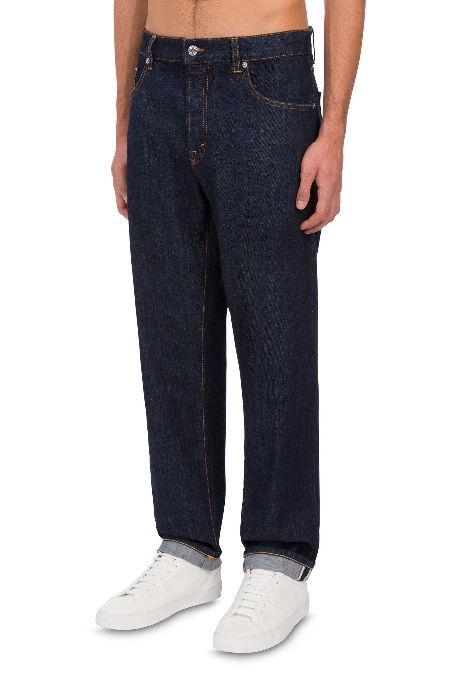 Newman tapered jeans in selvedge denim