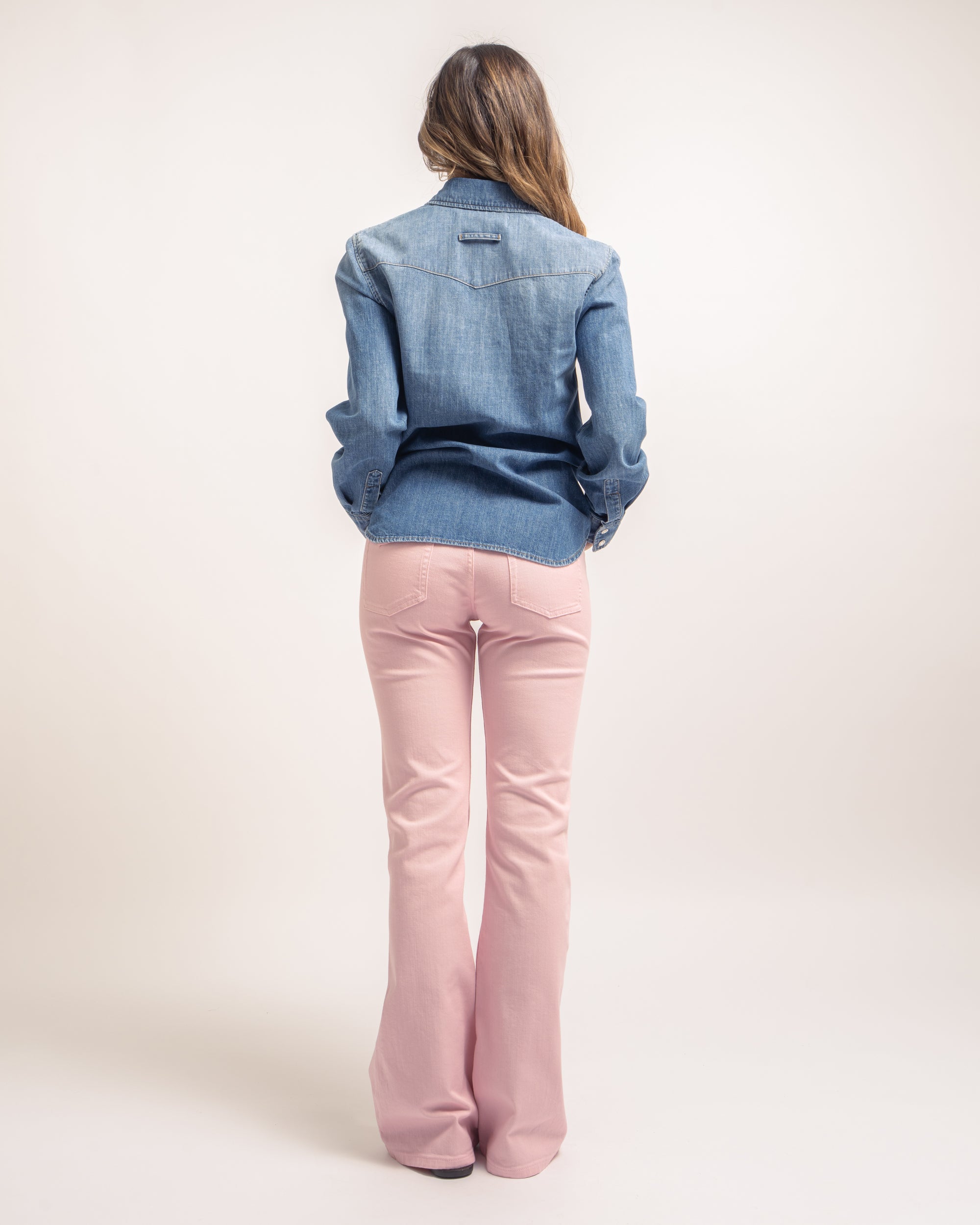 Nite camicia slim texana in denim