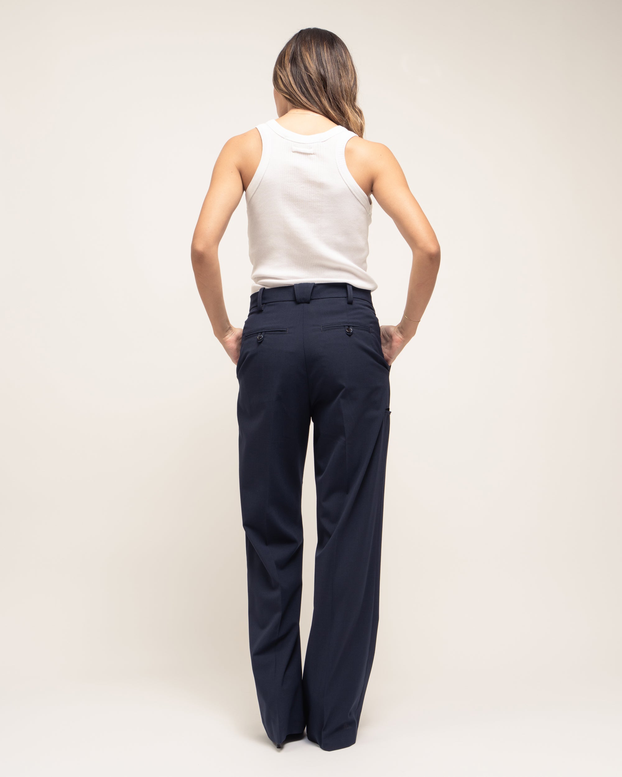 Notes pantaloni palazzo in soft viscosa