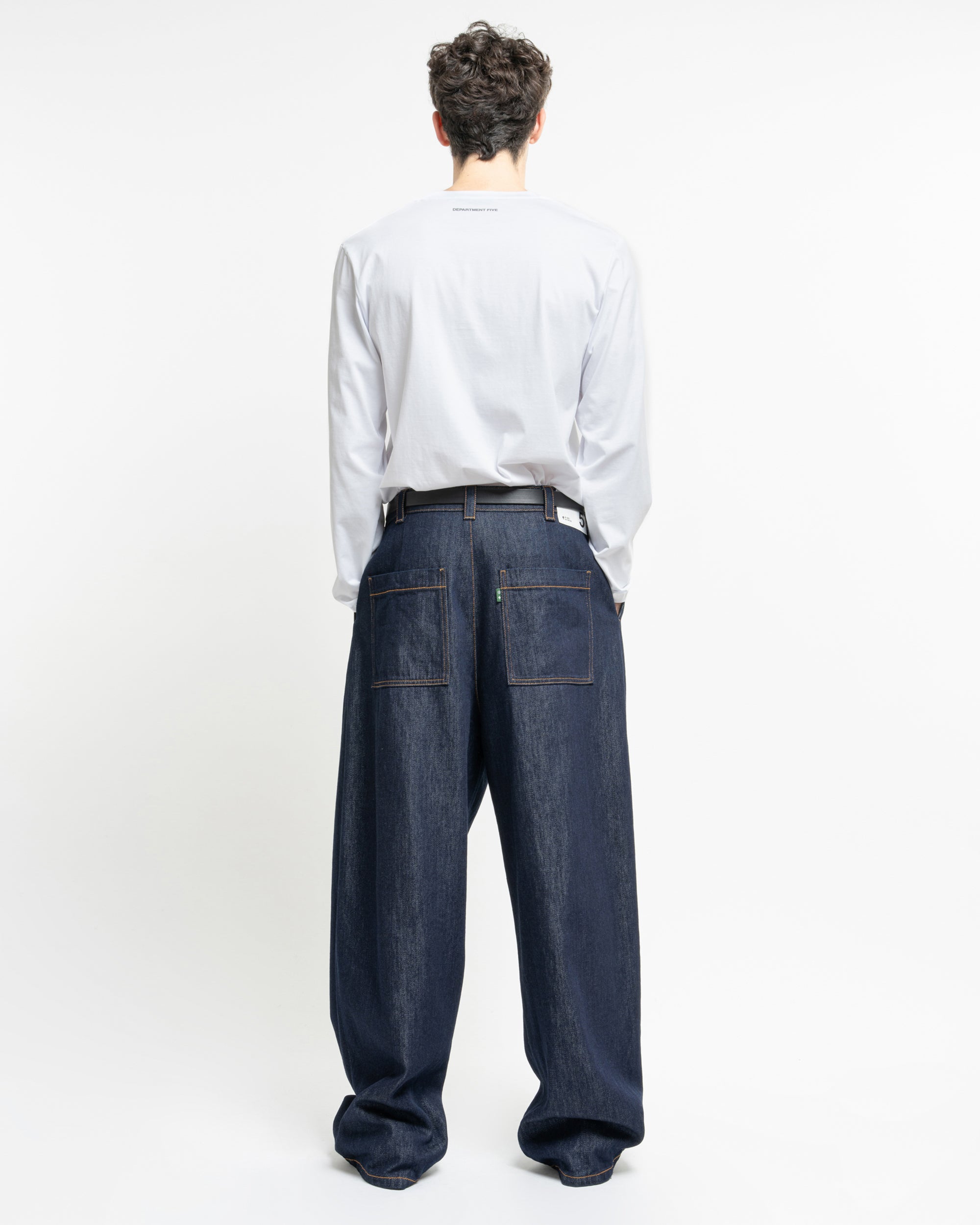 Pailot loose denim chino trousers