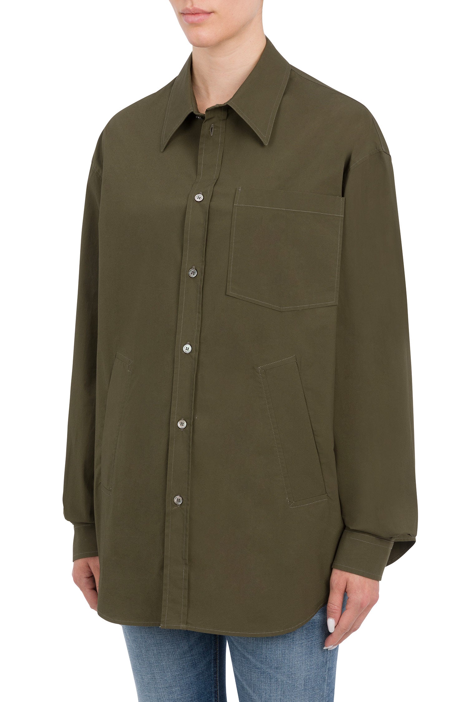 Piedras oversized shirt in poplin 