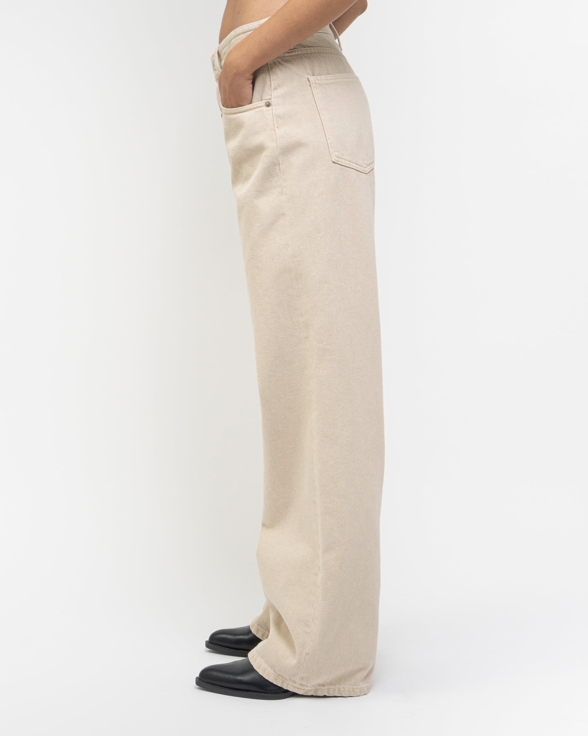 Pop pantaloni gamba ampia in bull