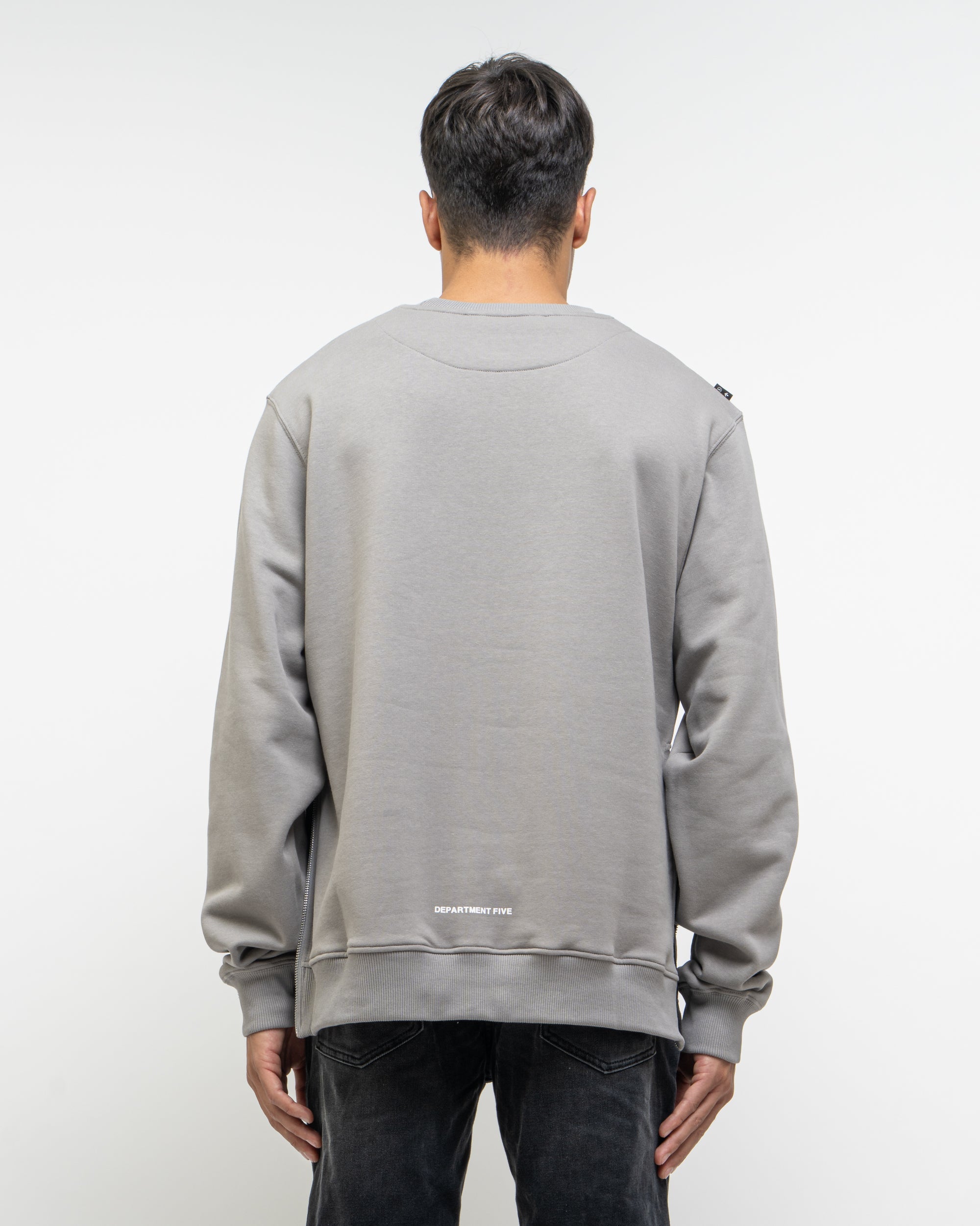 Press felpa girocollo con zip