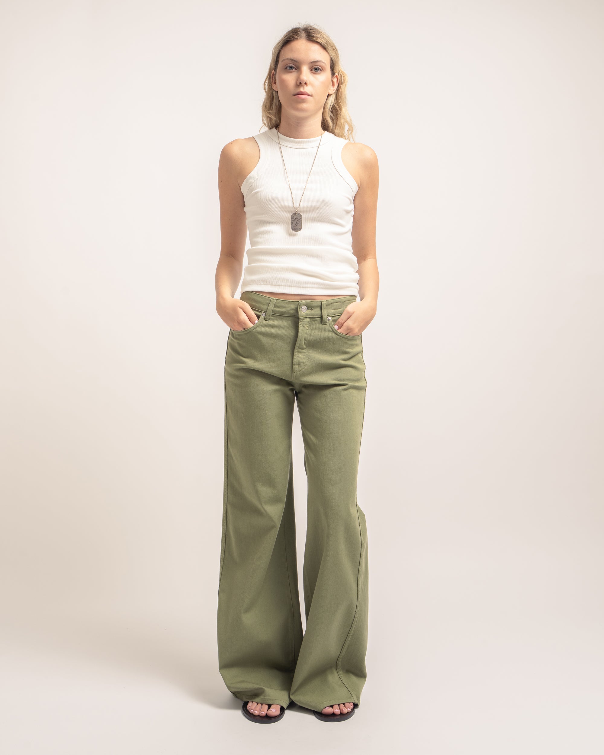 Pretender jeans wide leg in bull