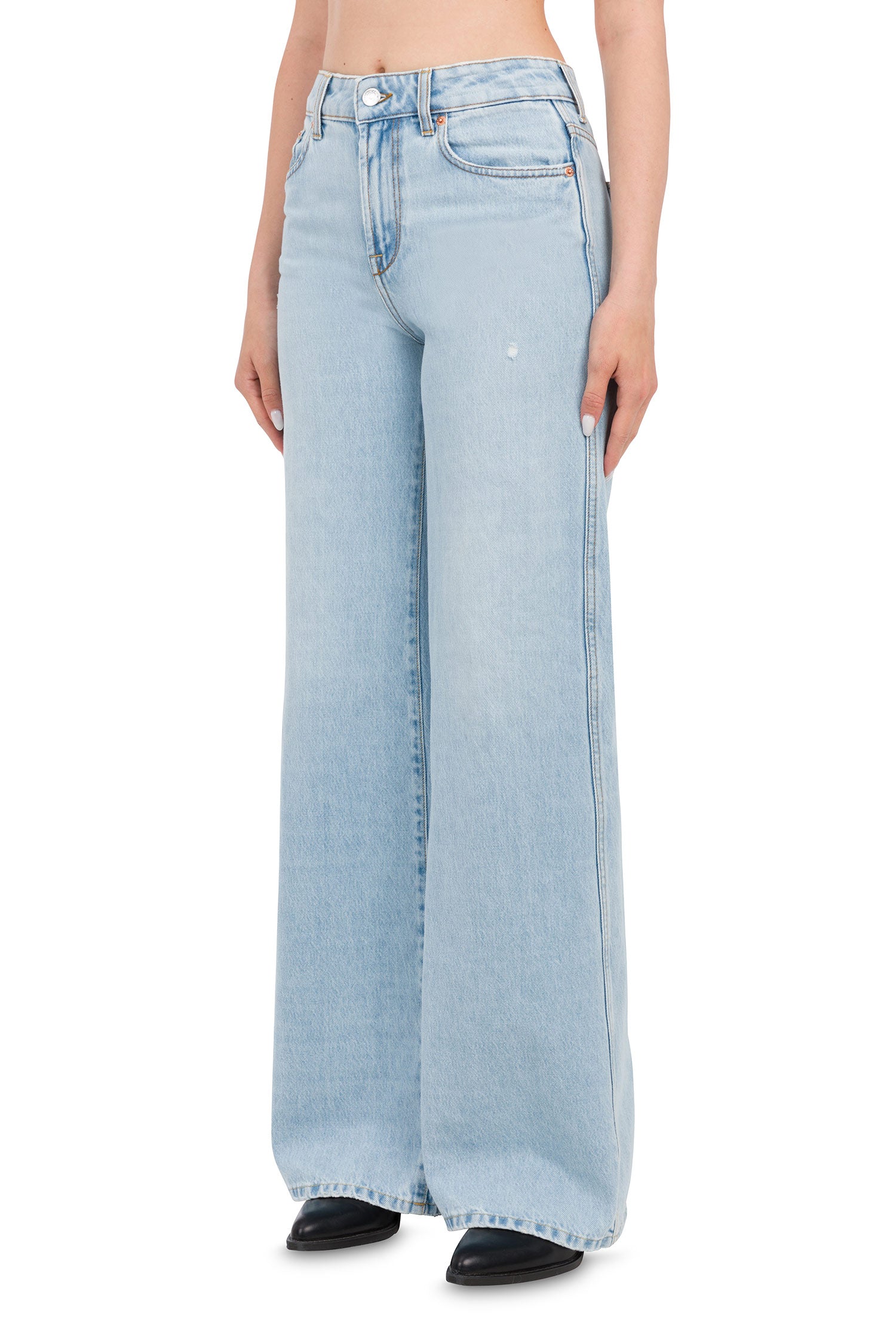 Pretender wide leg jeans in light denim