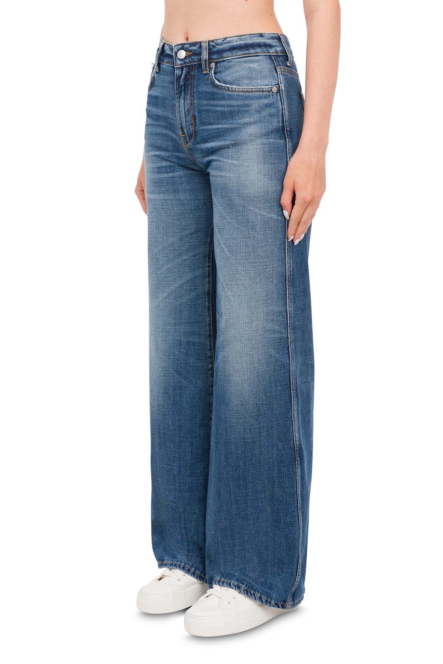 Pretender wide leg jeans in denim