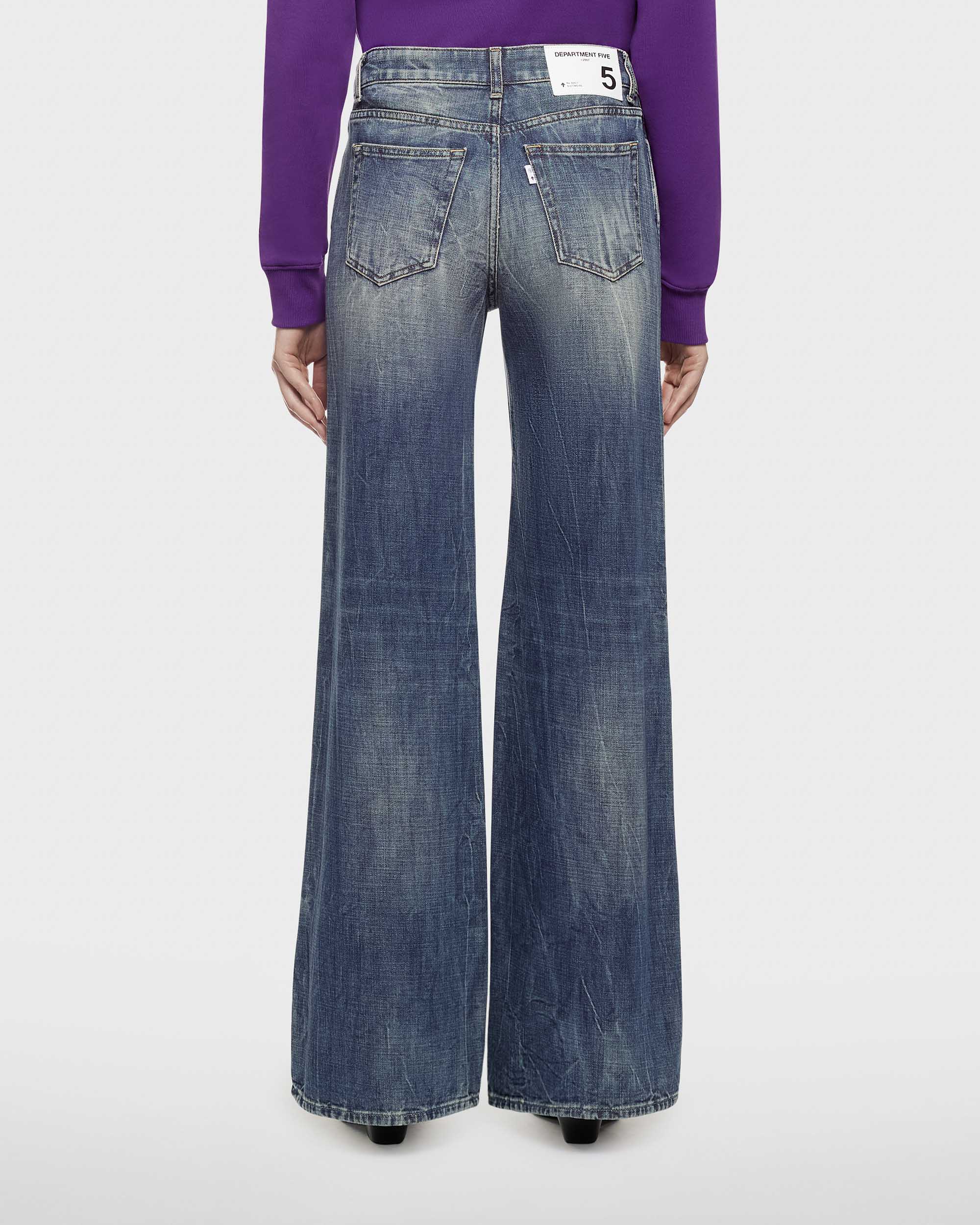 Pretender wide leg jeans in loose fit denim