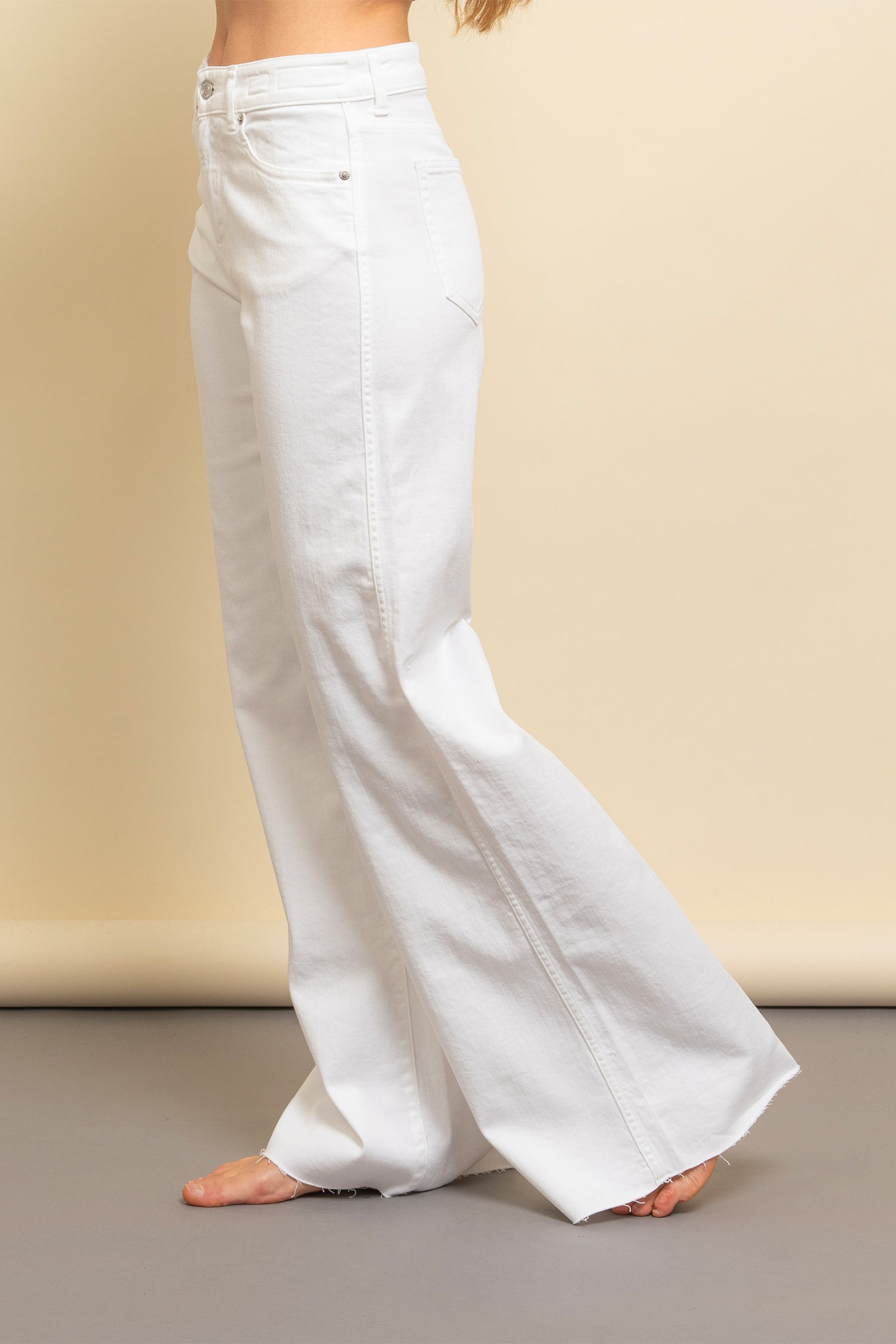 Pretender wide leg trousers in bull