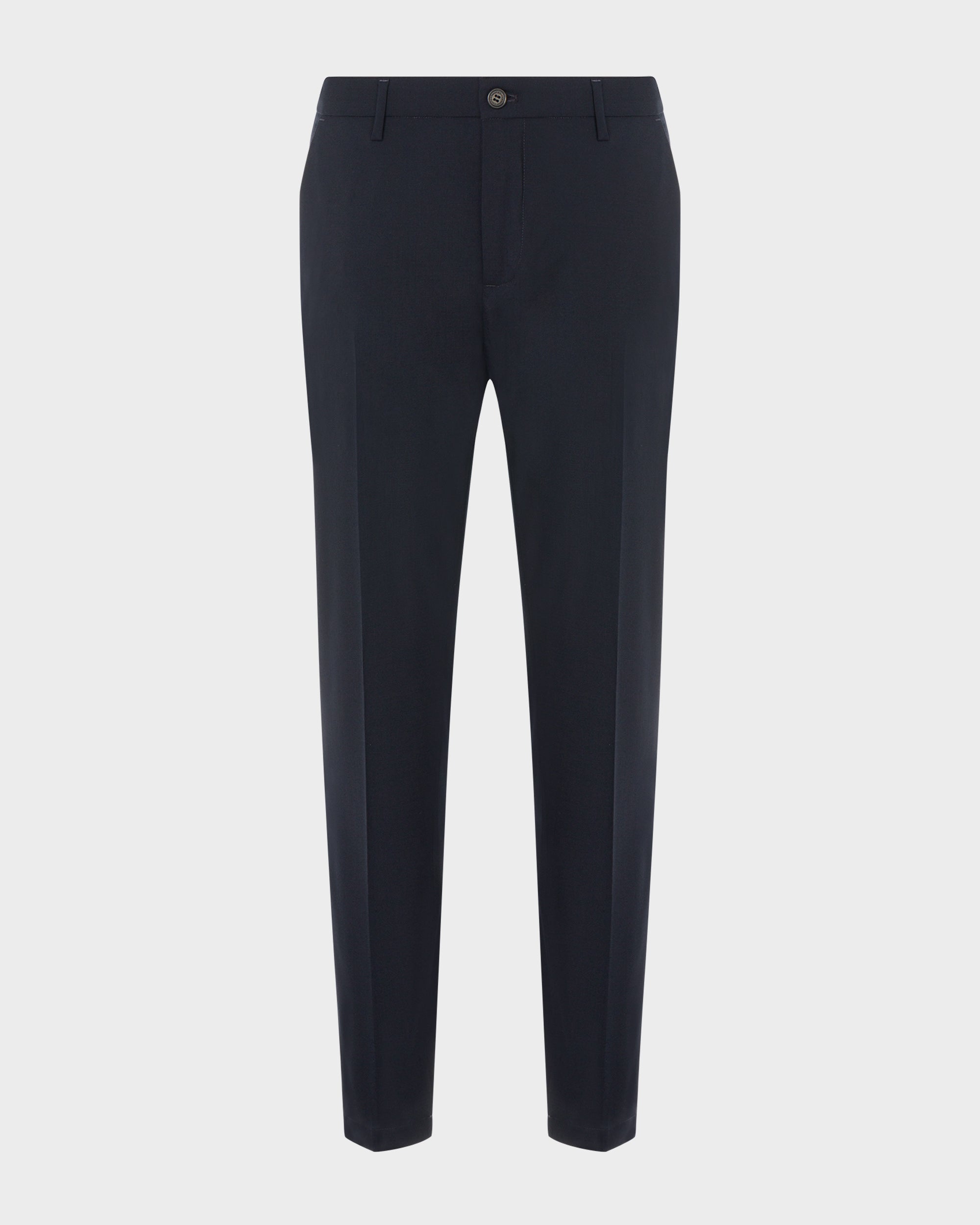 Prince pantalone chino slim crop in fresco lana