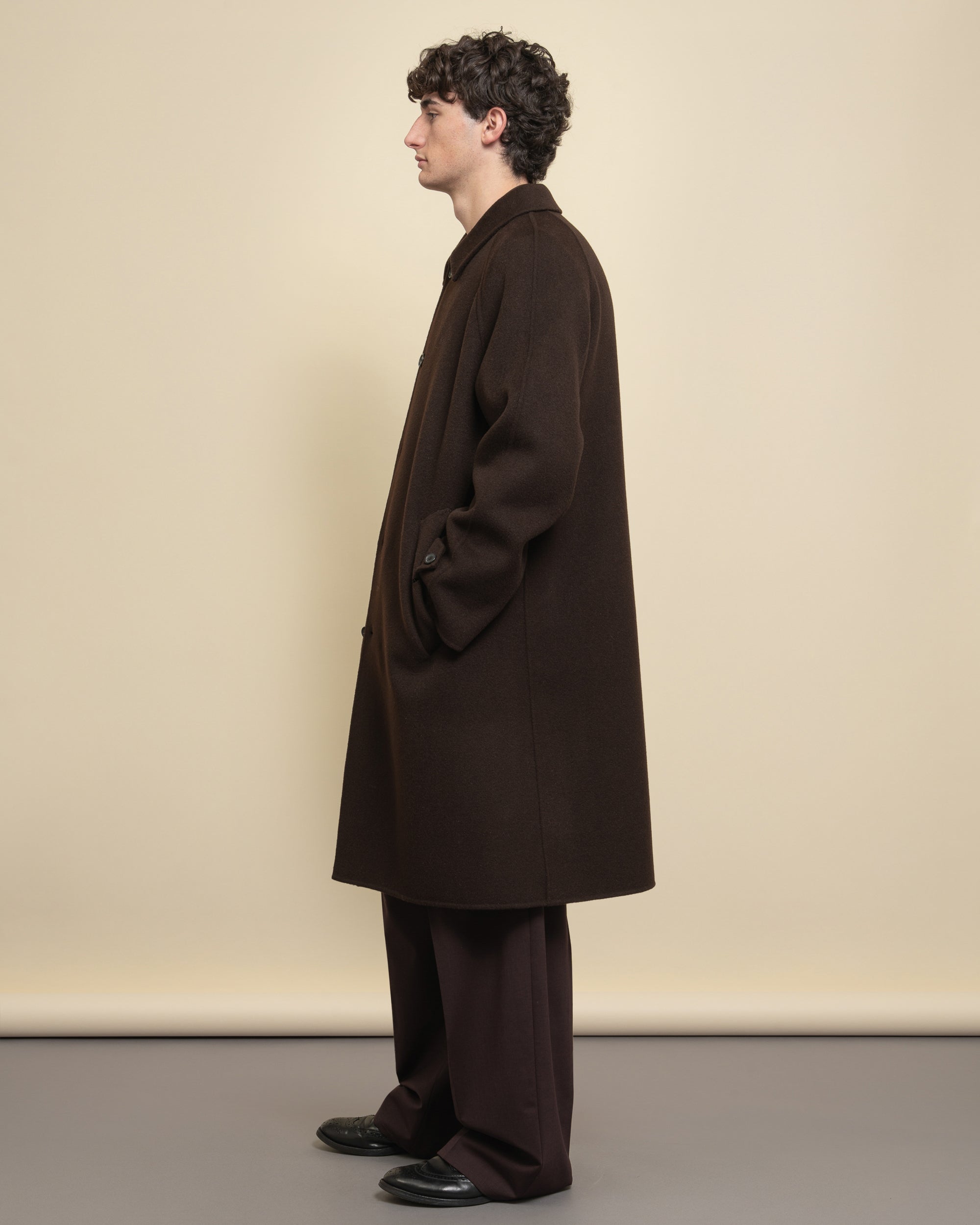 Radison single-breasted cloth coat