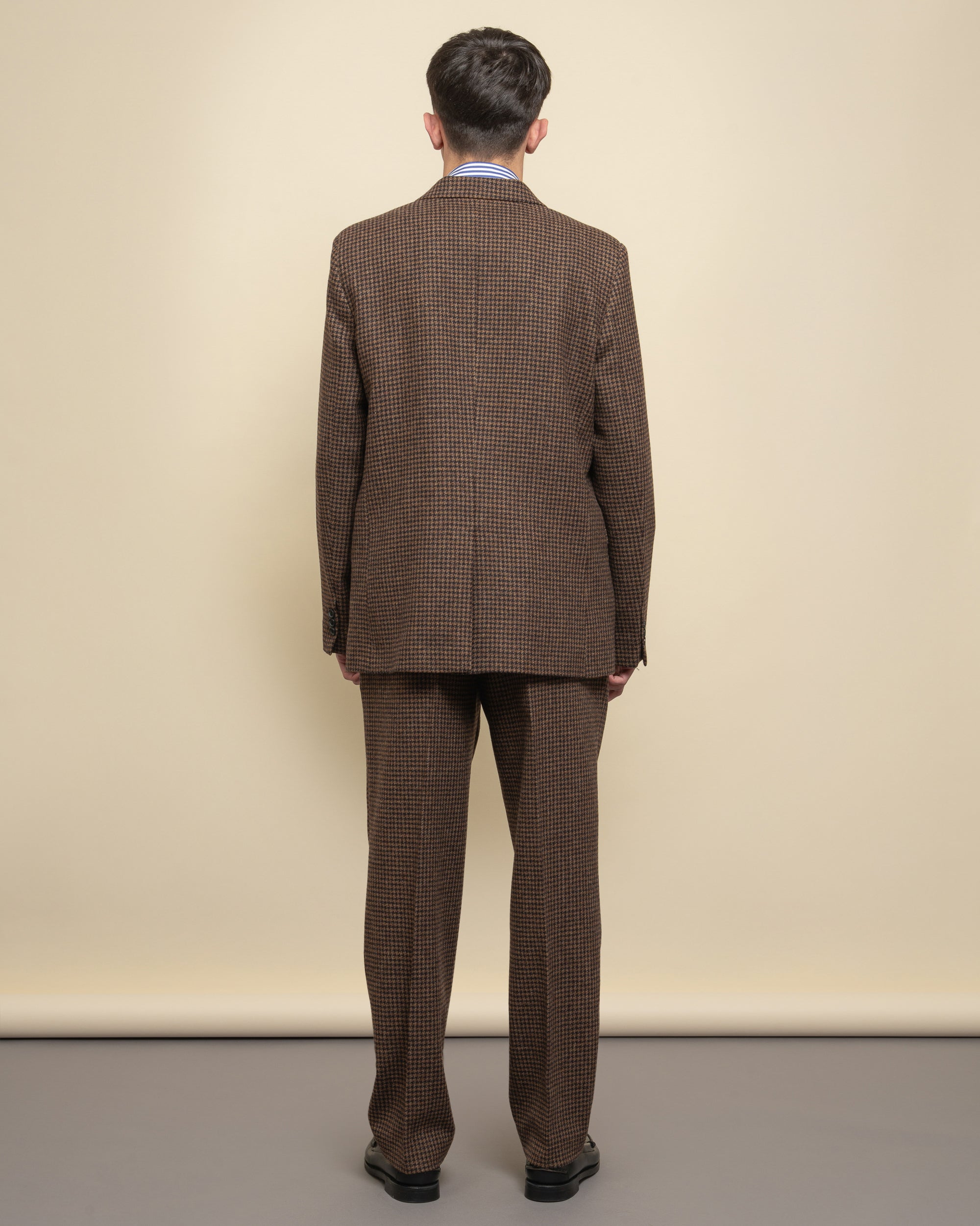 Room blazer monopetto in pied de poule