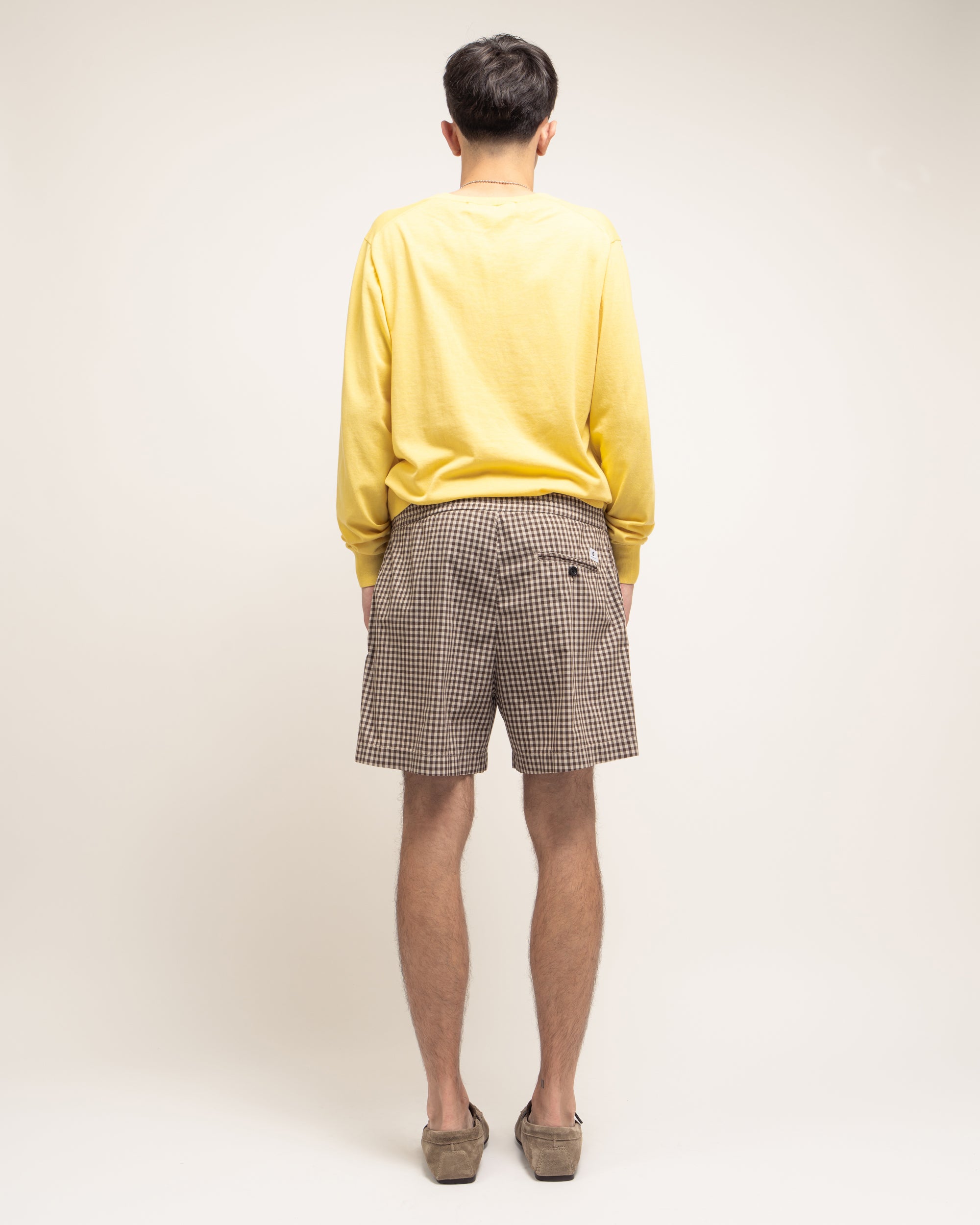 Rufus bermuda con elastico in popeline