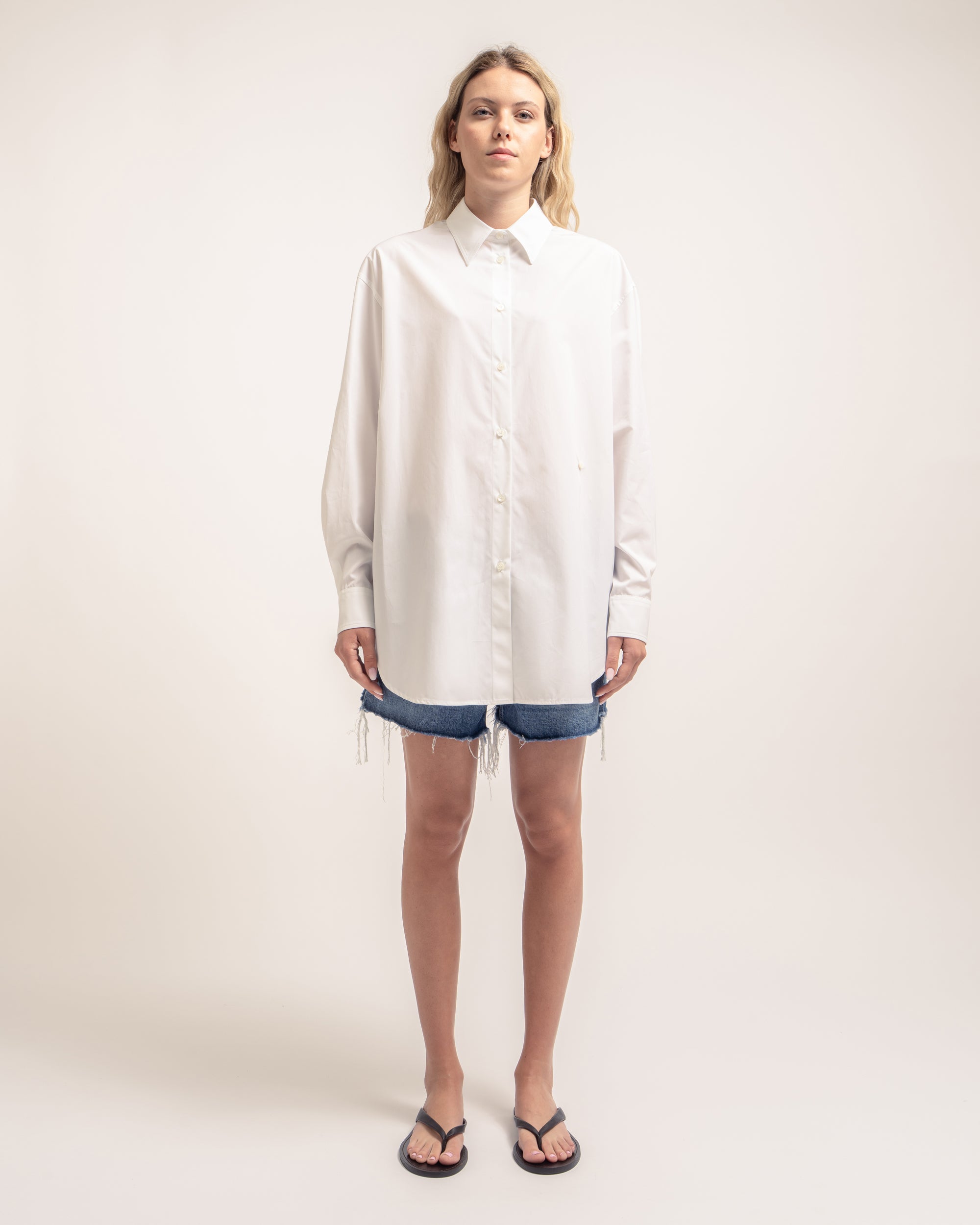 Sister camicia oversize in popeline
