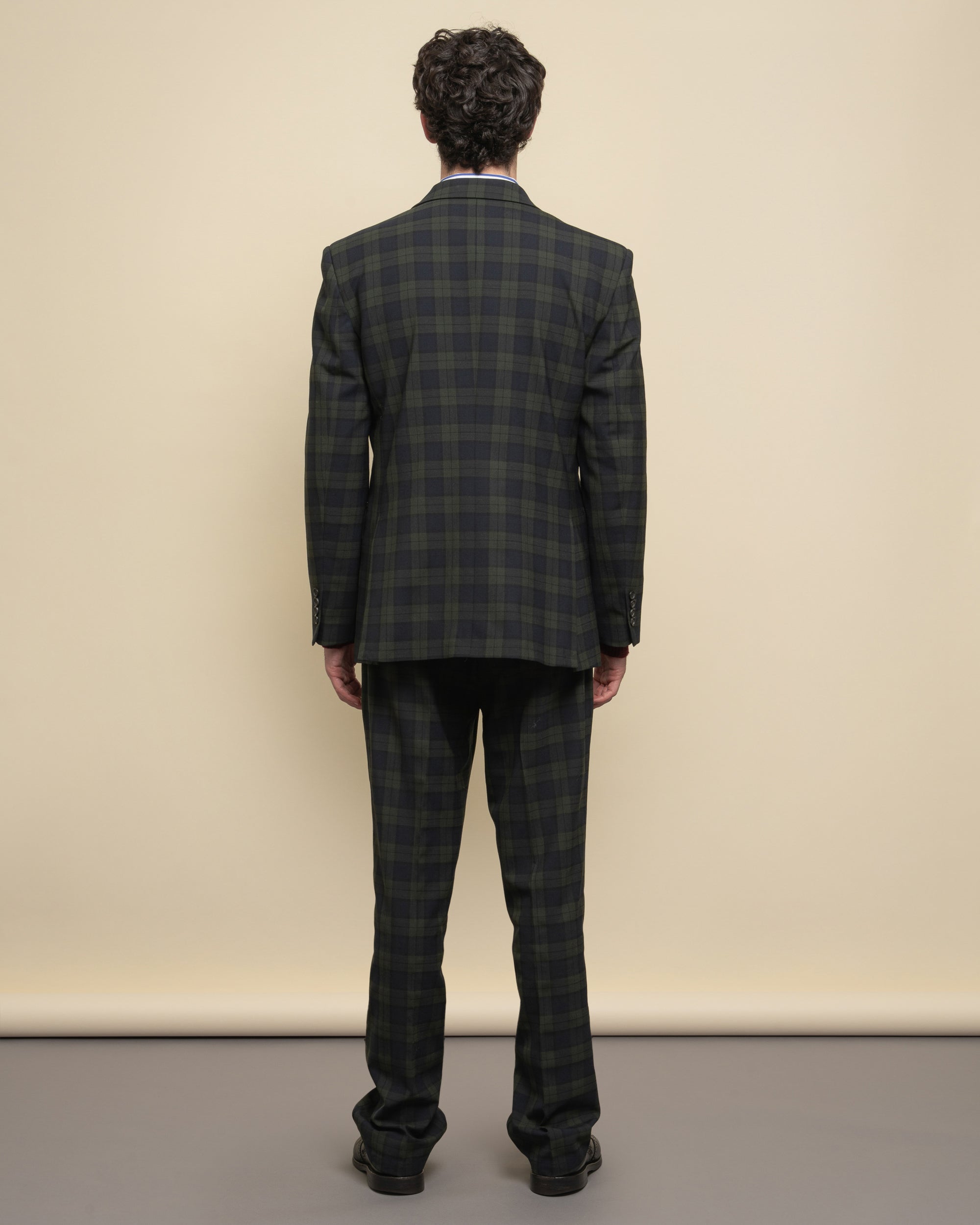 Smith blazer doppiopetto in check