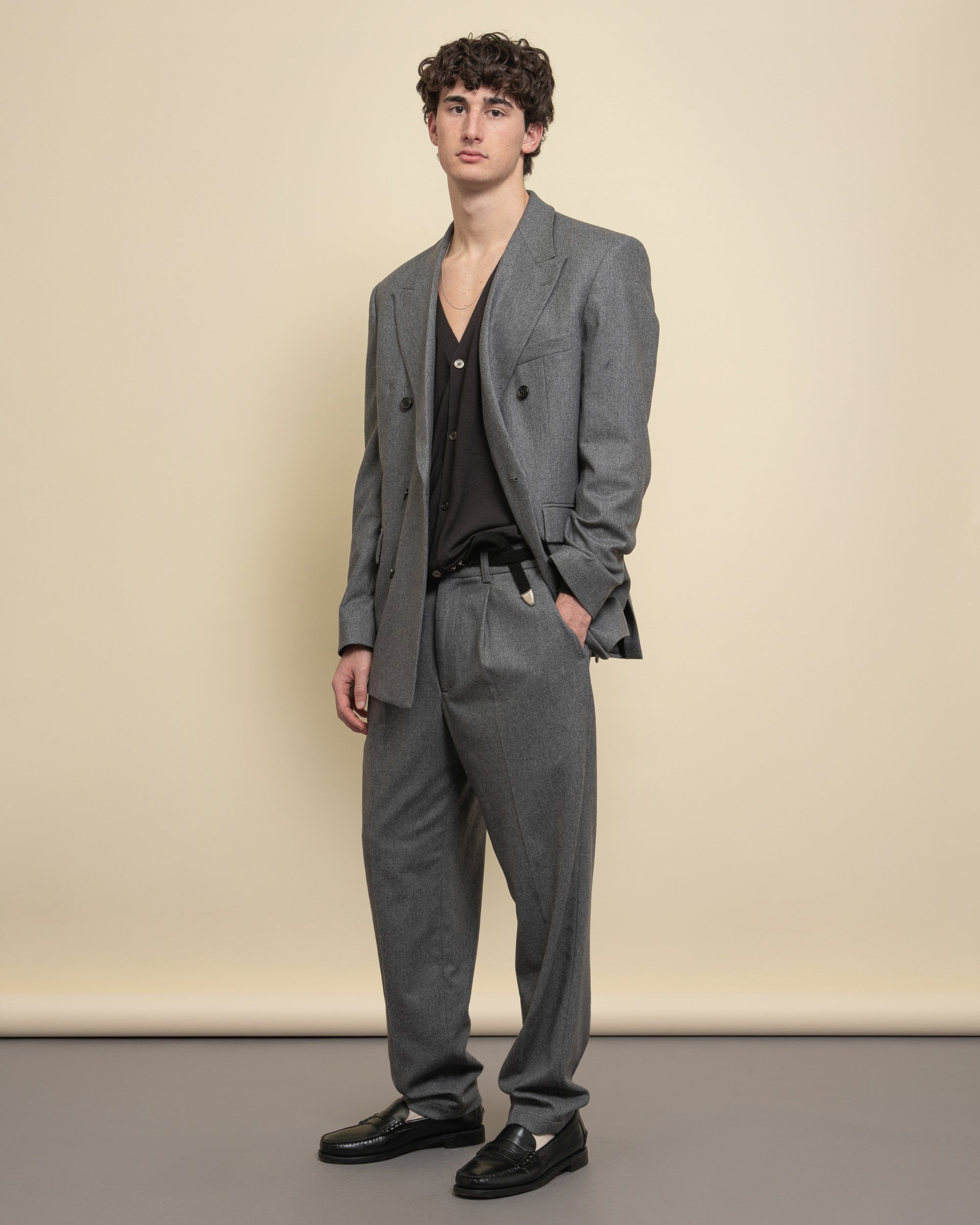Smith blazer doppiopetto in flanella