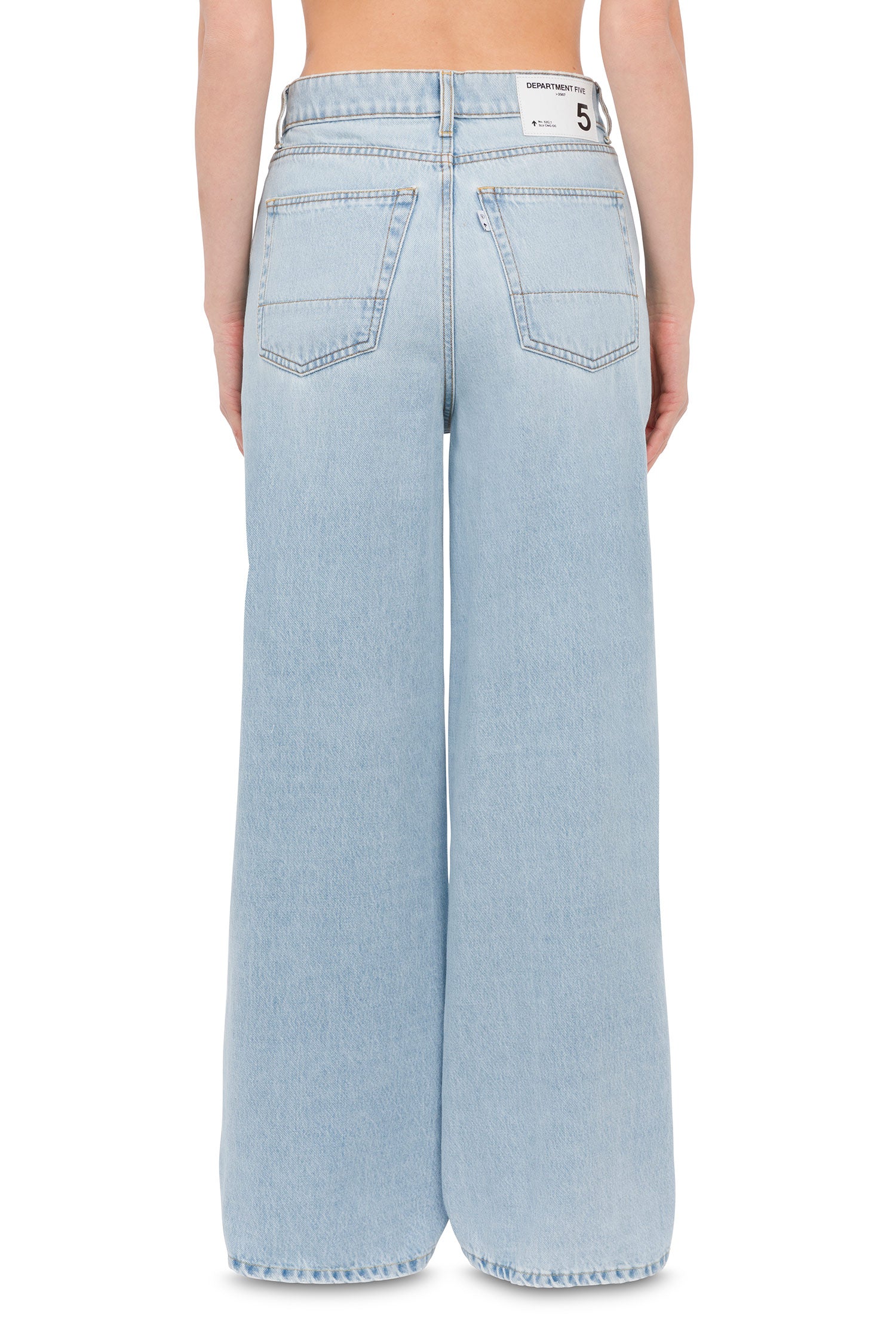 Sparrow wide leg jeans in loose denim