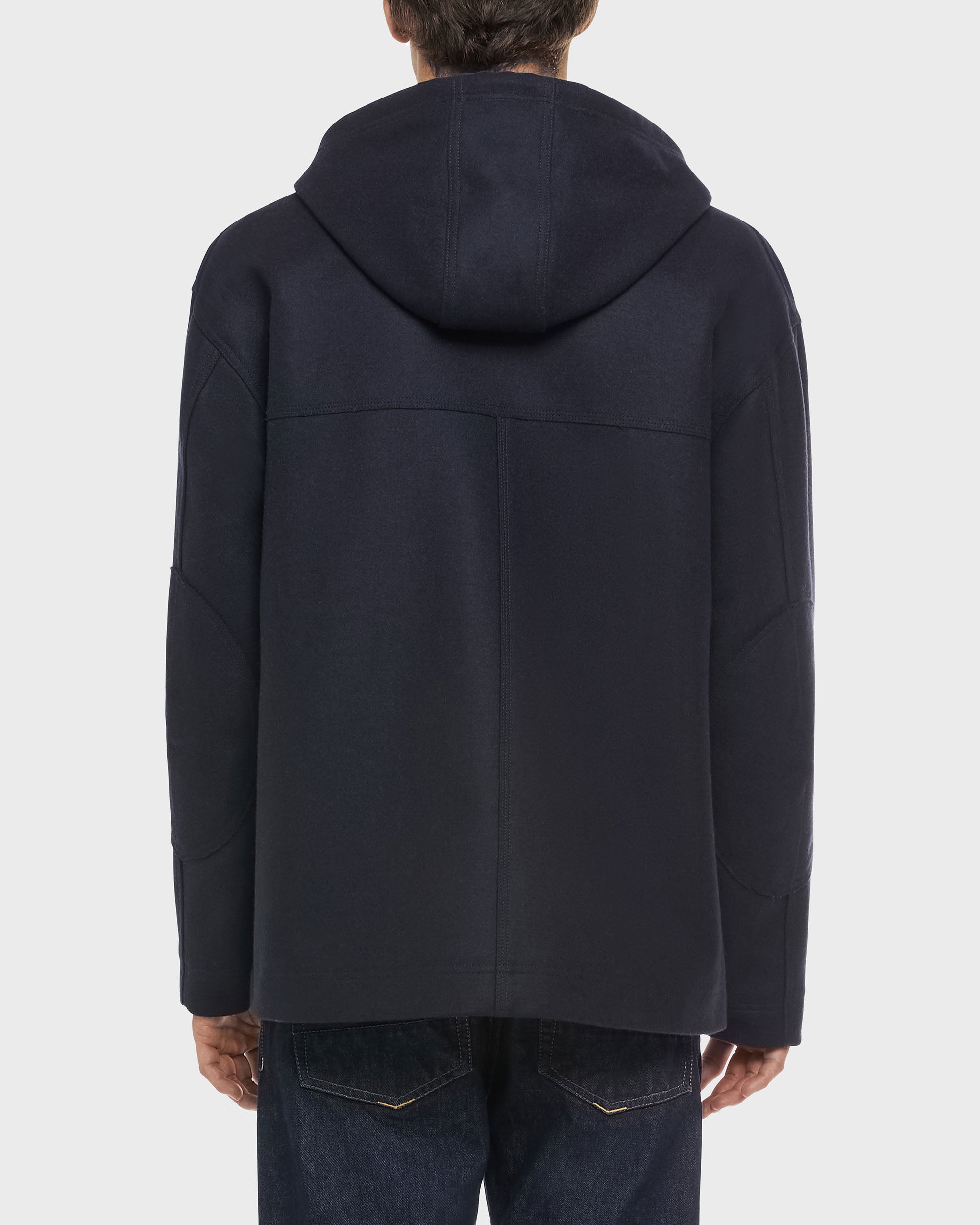 Strange zip-up jacket with hood