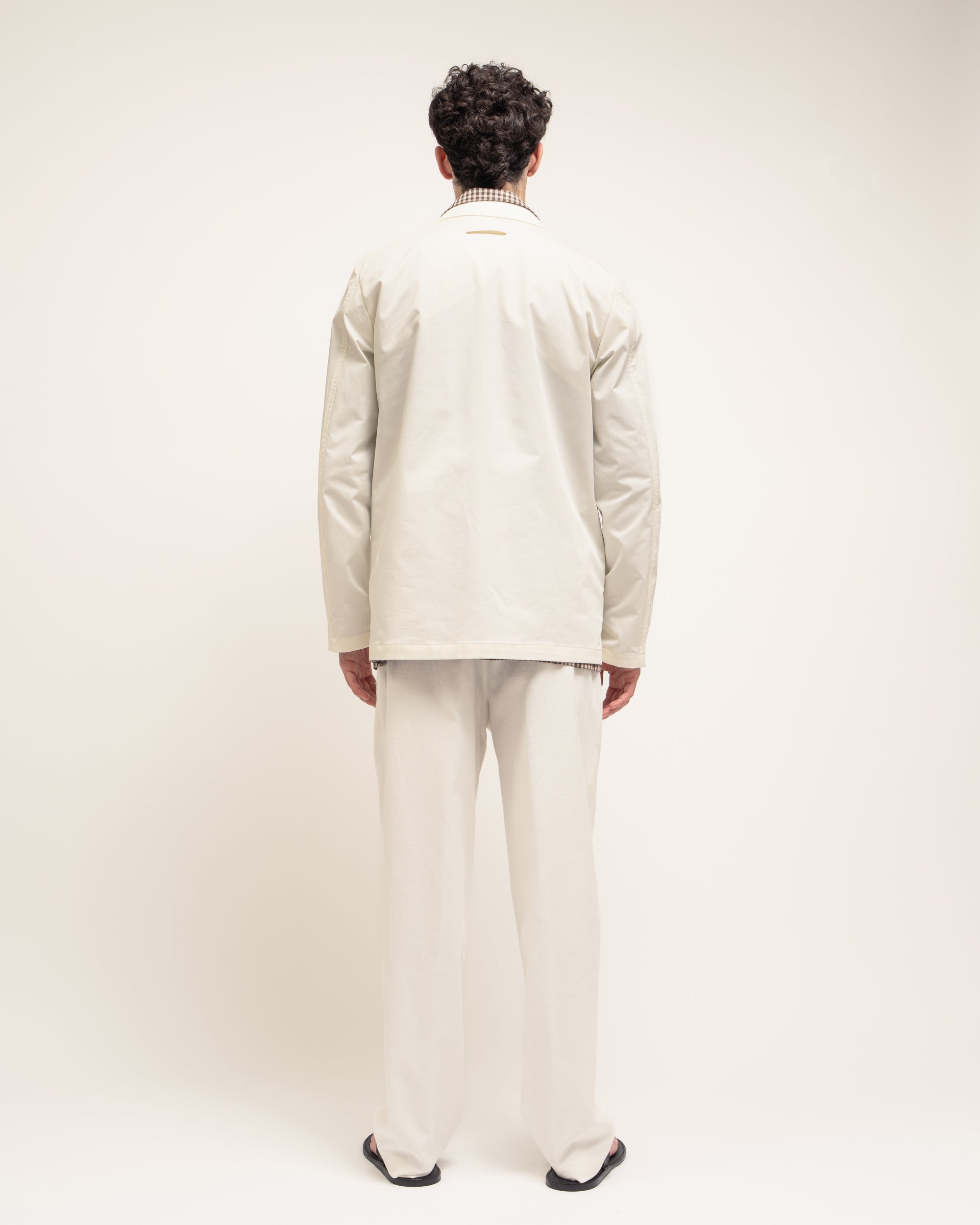 Summer blazer destrutturato in gabardina