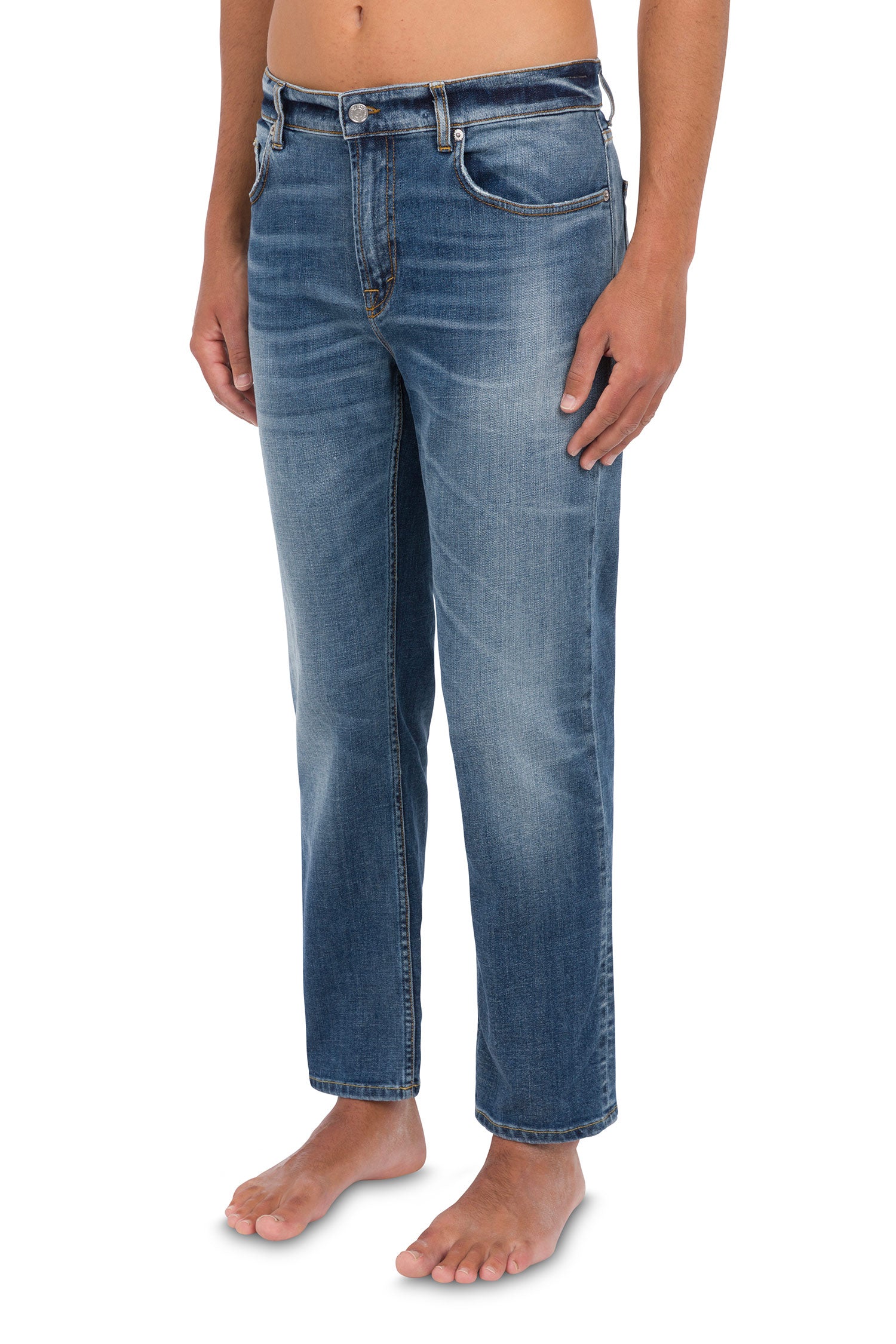 Talk jeans regular-fit cropped in denim confort