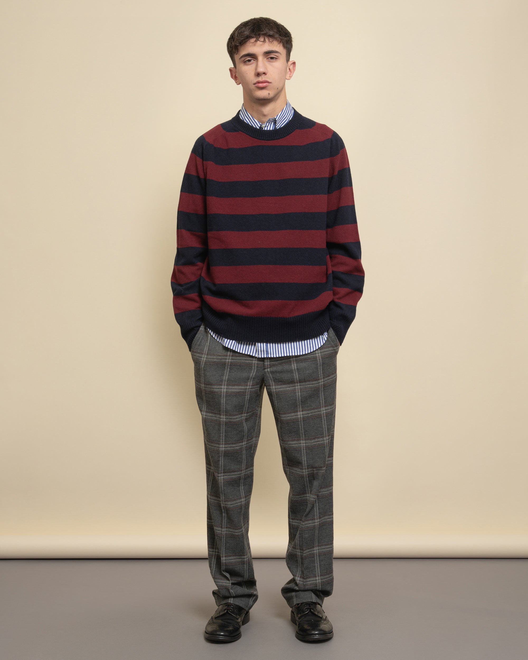 Teer maglia girocollo a righe