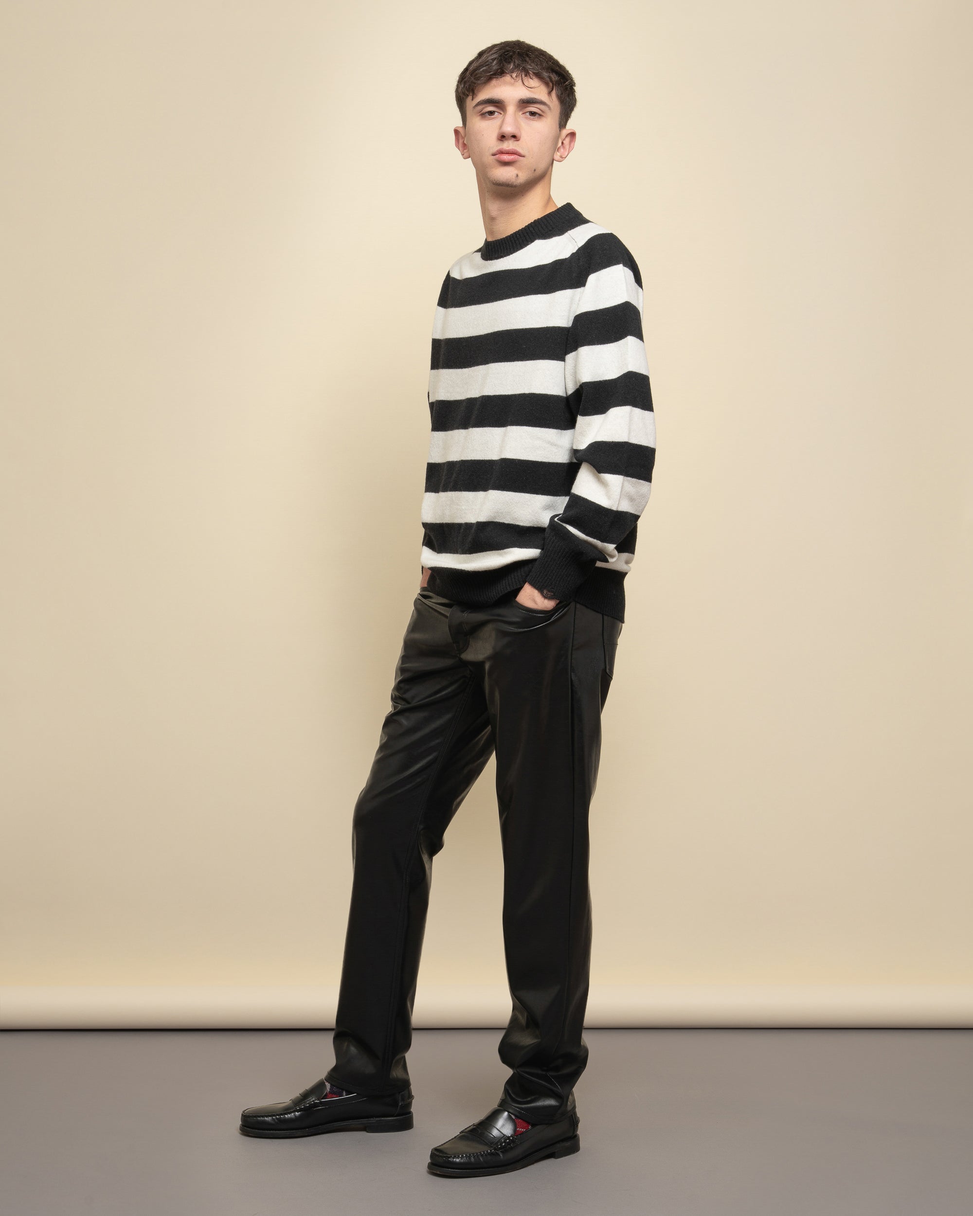 Teer maglia girocollo a righe