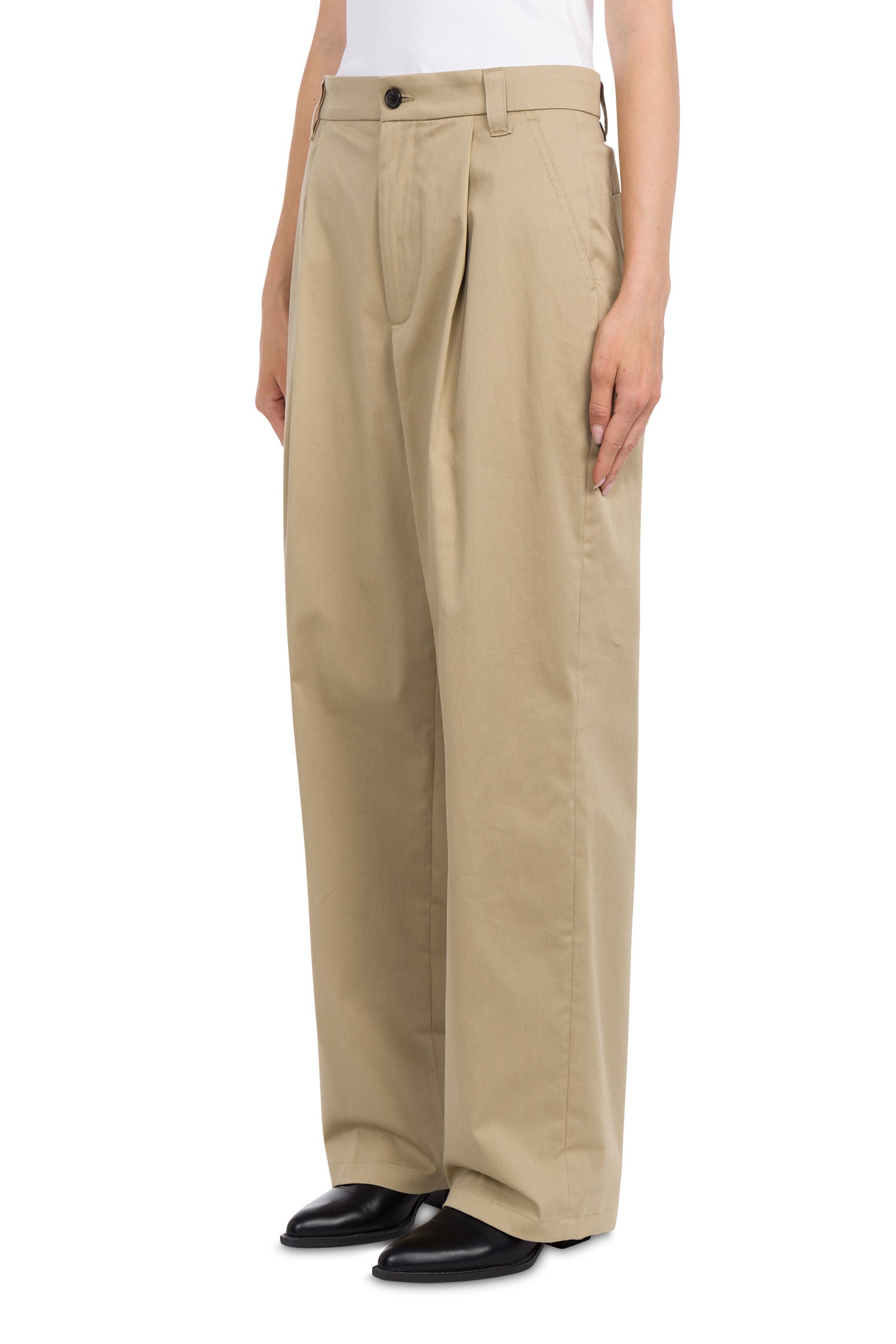 Trilogy oversized gabardine trousers