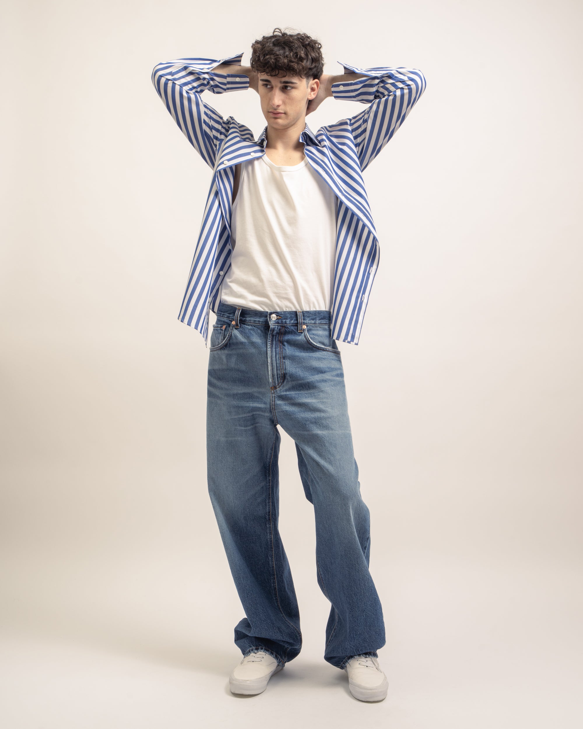 Vontier jeans relaxed in denim fermo