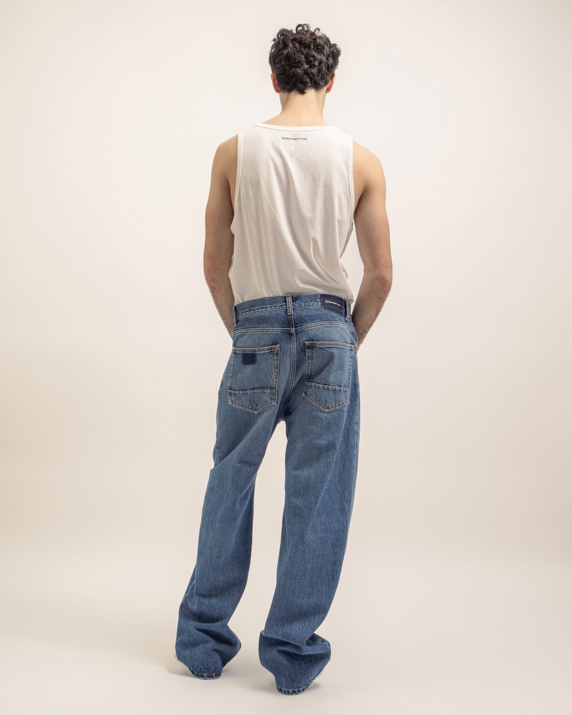 Vontier jeans relaxed in denim fermo