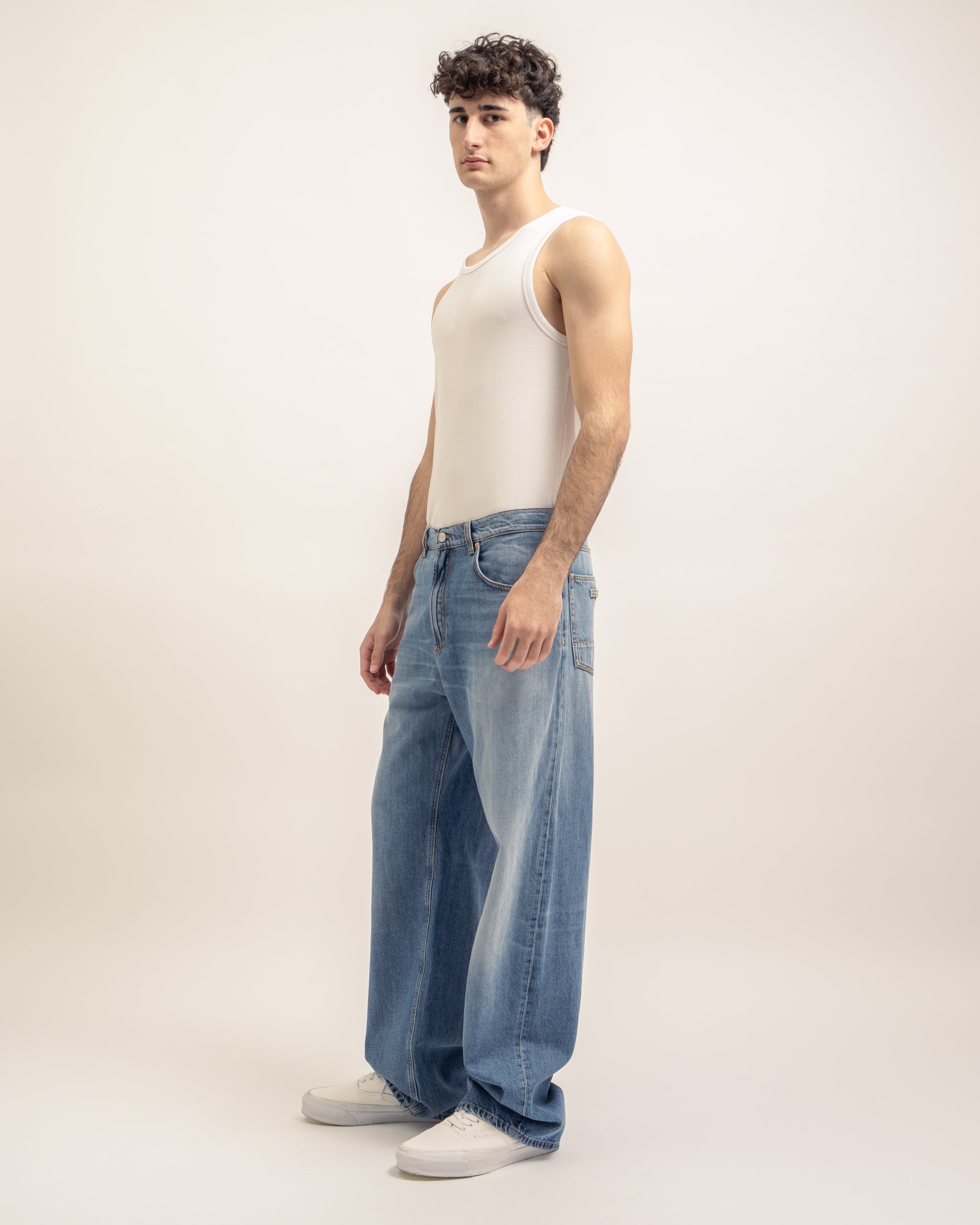 Vontier jeans relaxed in denim fermo