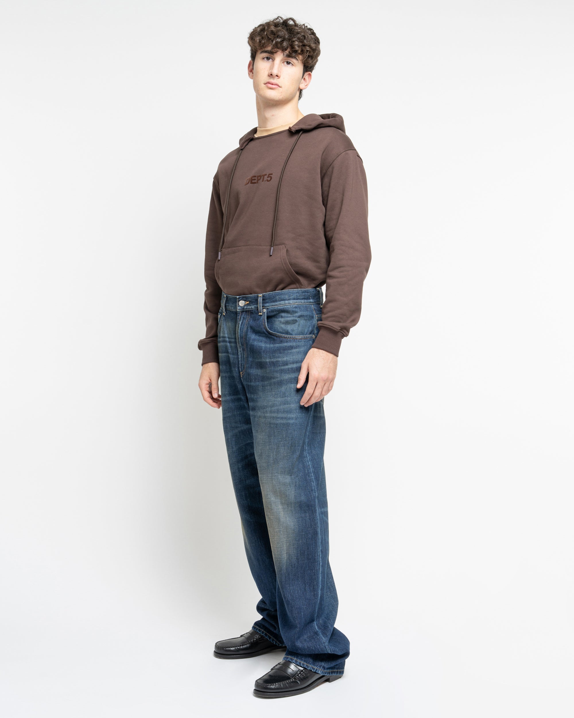 Vontier jeans relaxed in denim fermo