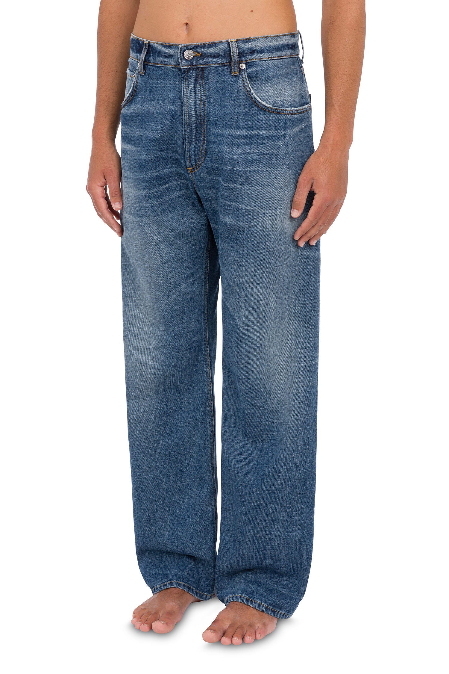 Vontier jeans relaxed in denim fermo