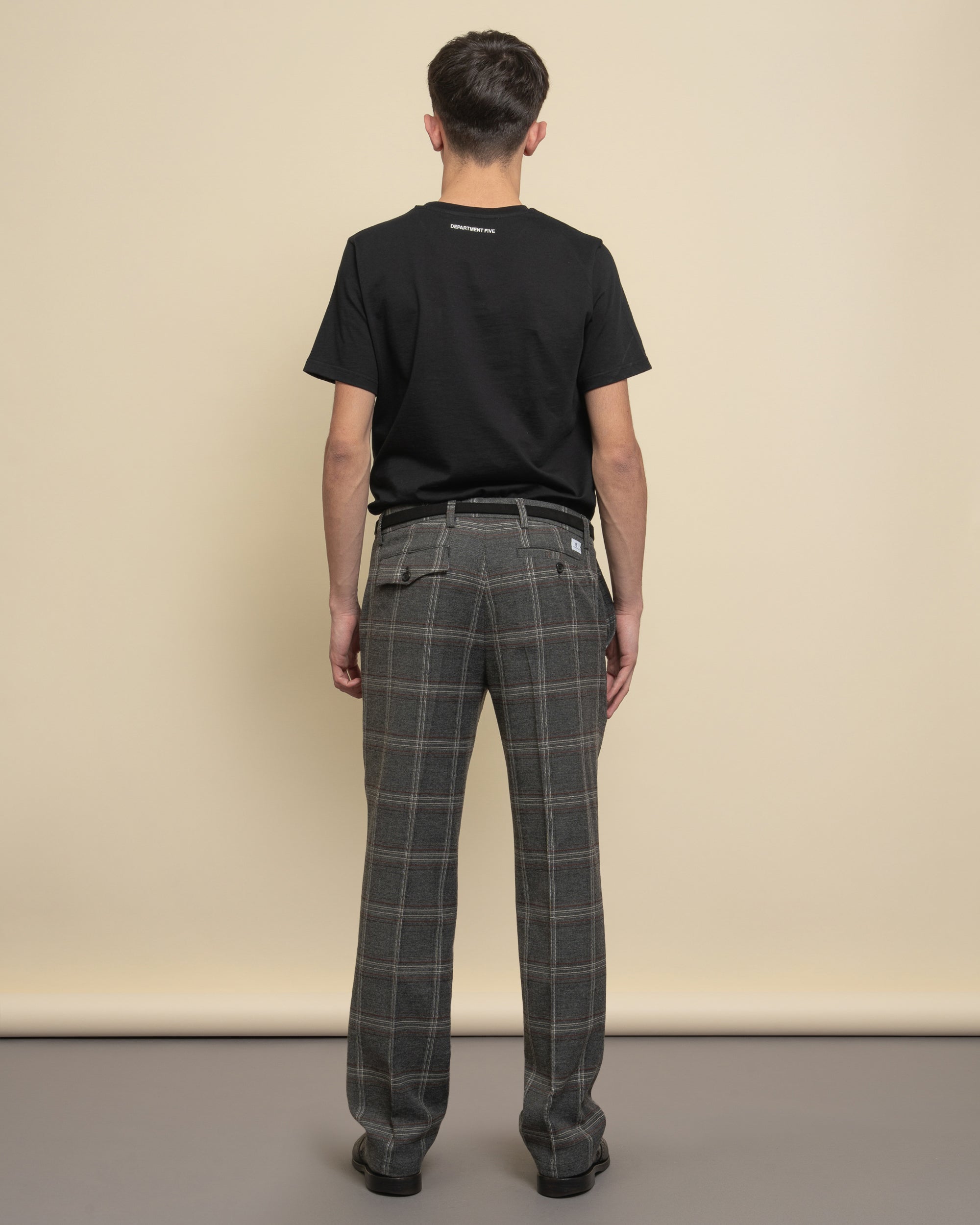 Warren pantaloni gamba dritta in tartan