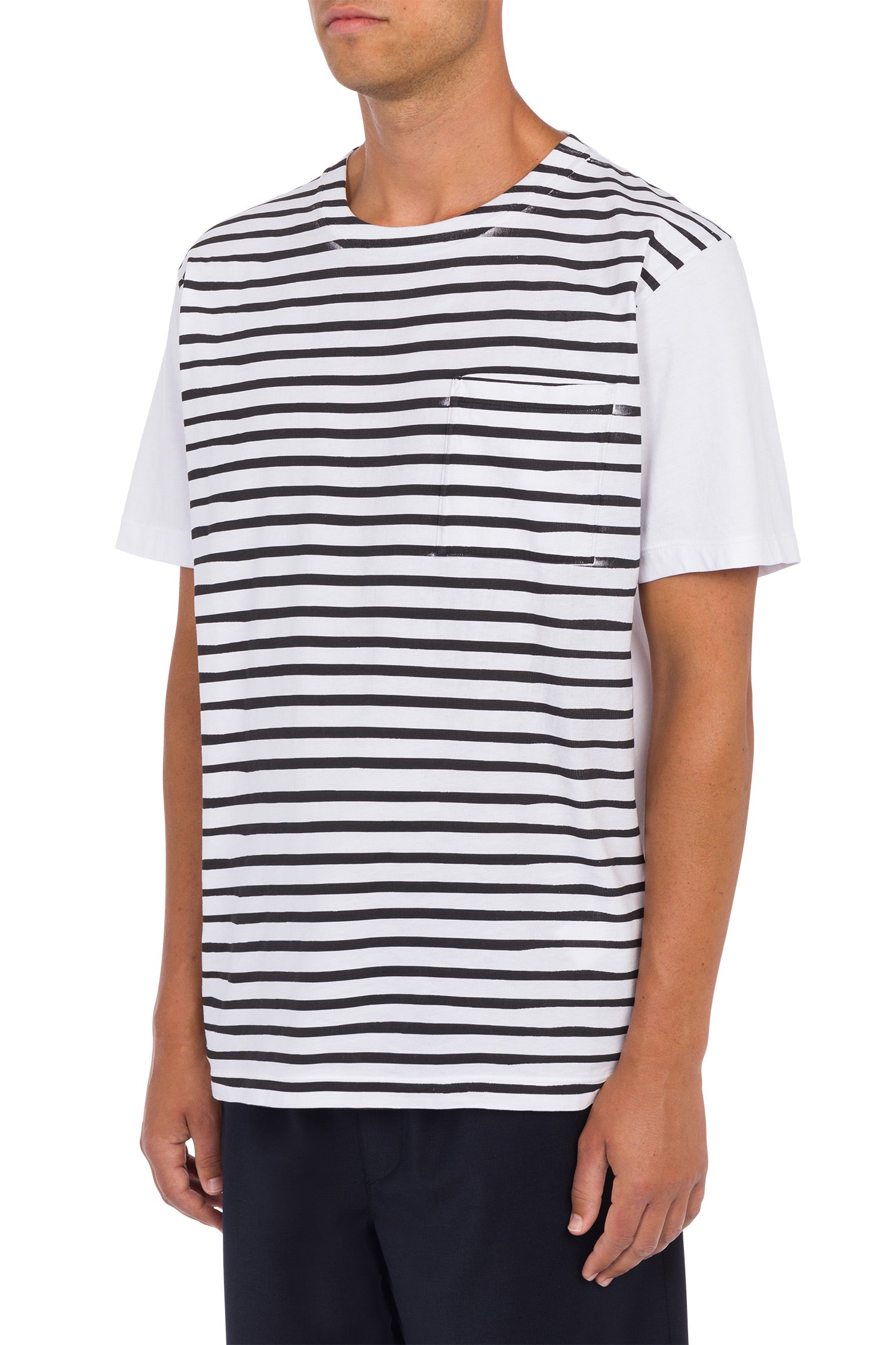 Wav t-shirt striped print