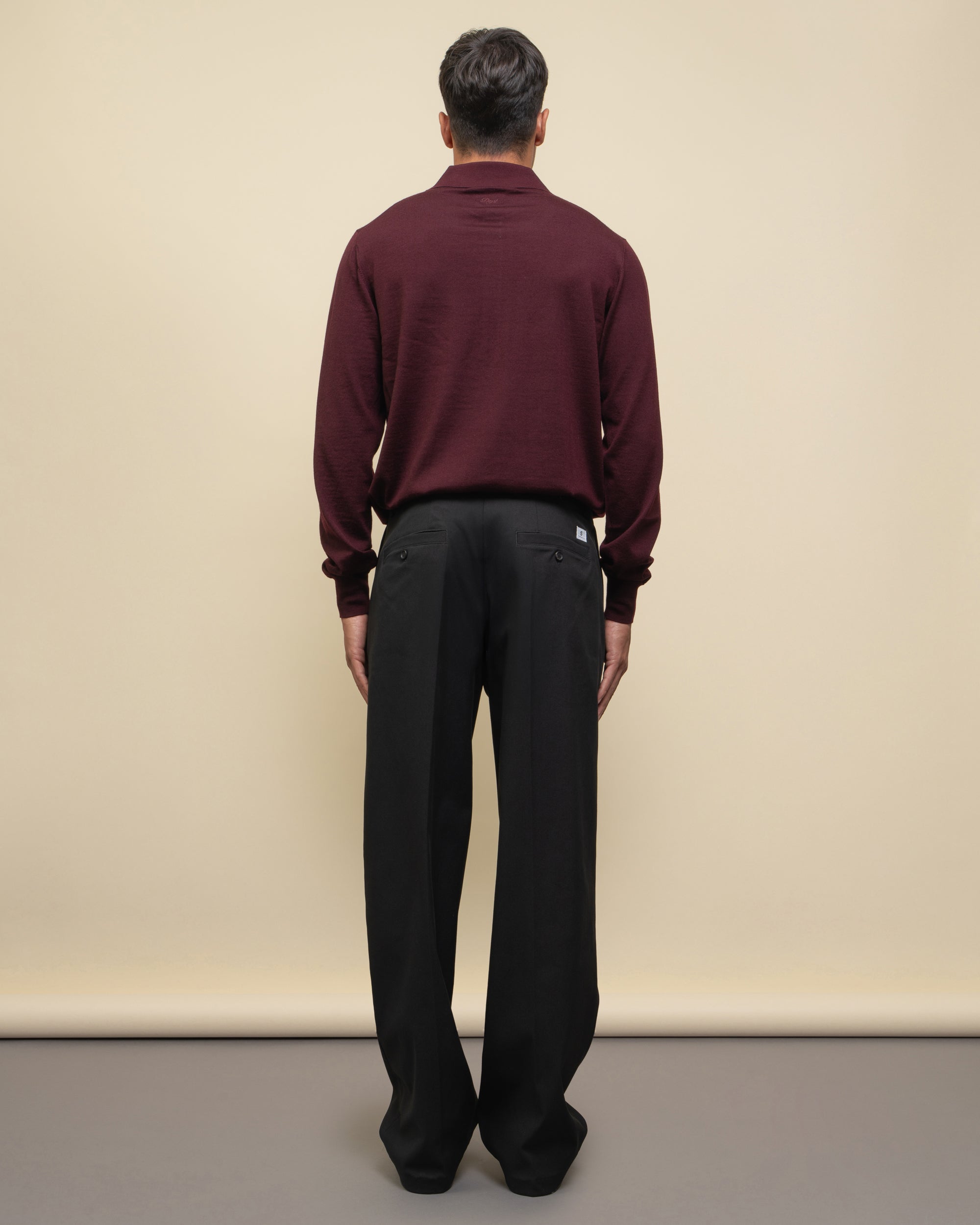 Whisky pantaloni loose fit in tecno drill