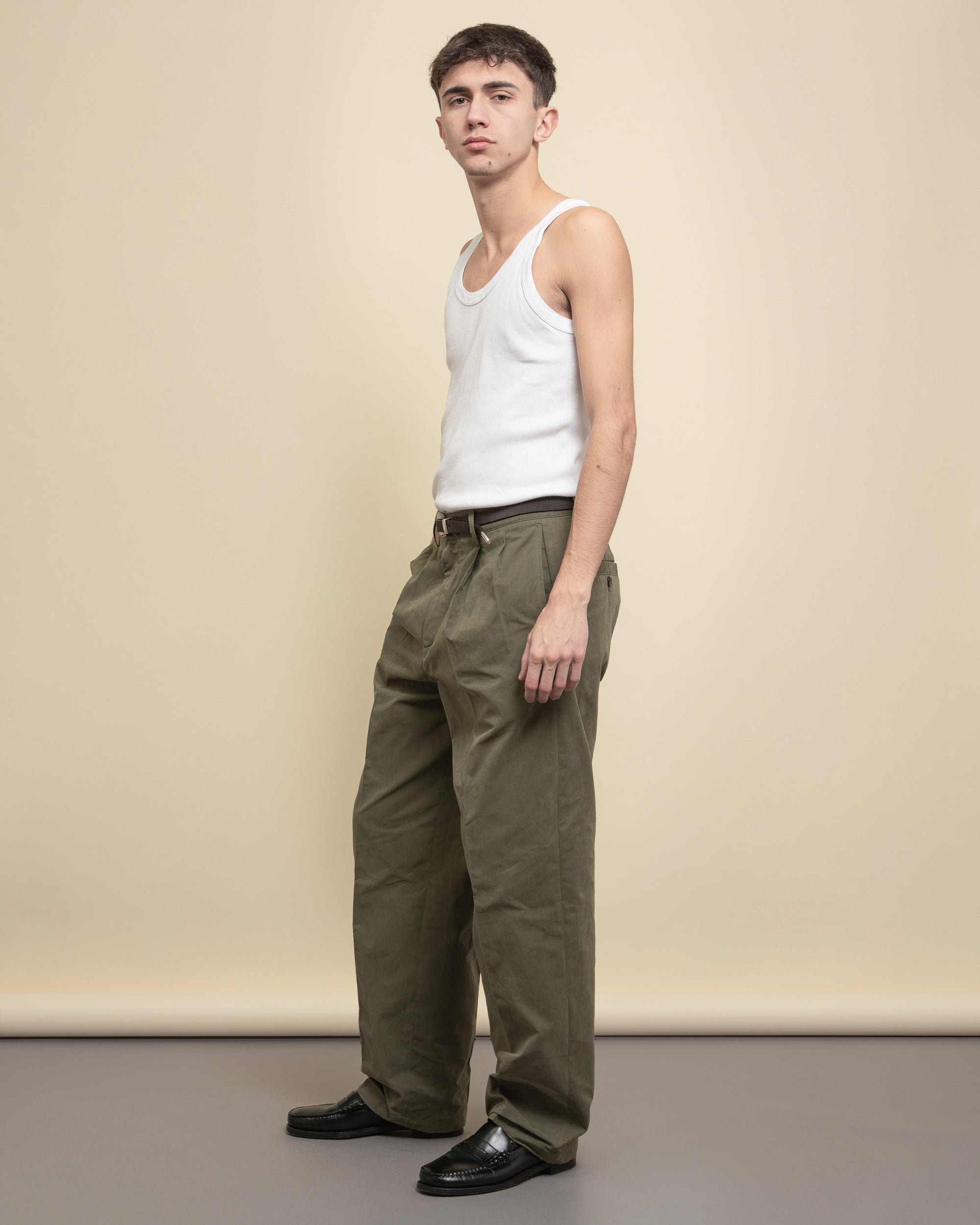 Whisky pantaloni loose cerato