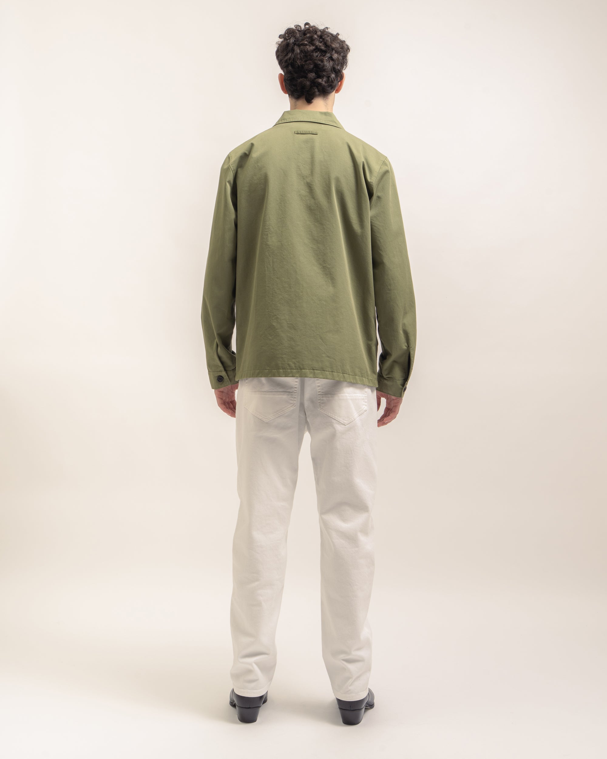 Wilde giacca camicia in gabardina