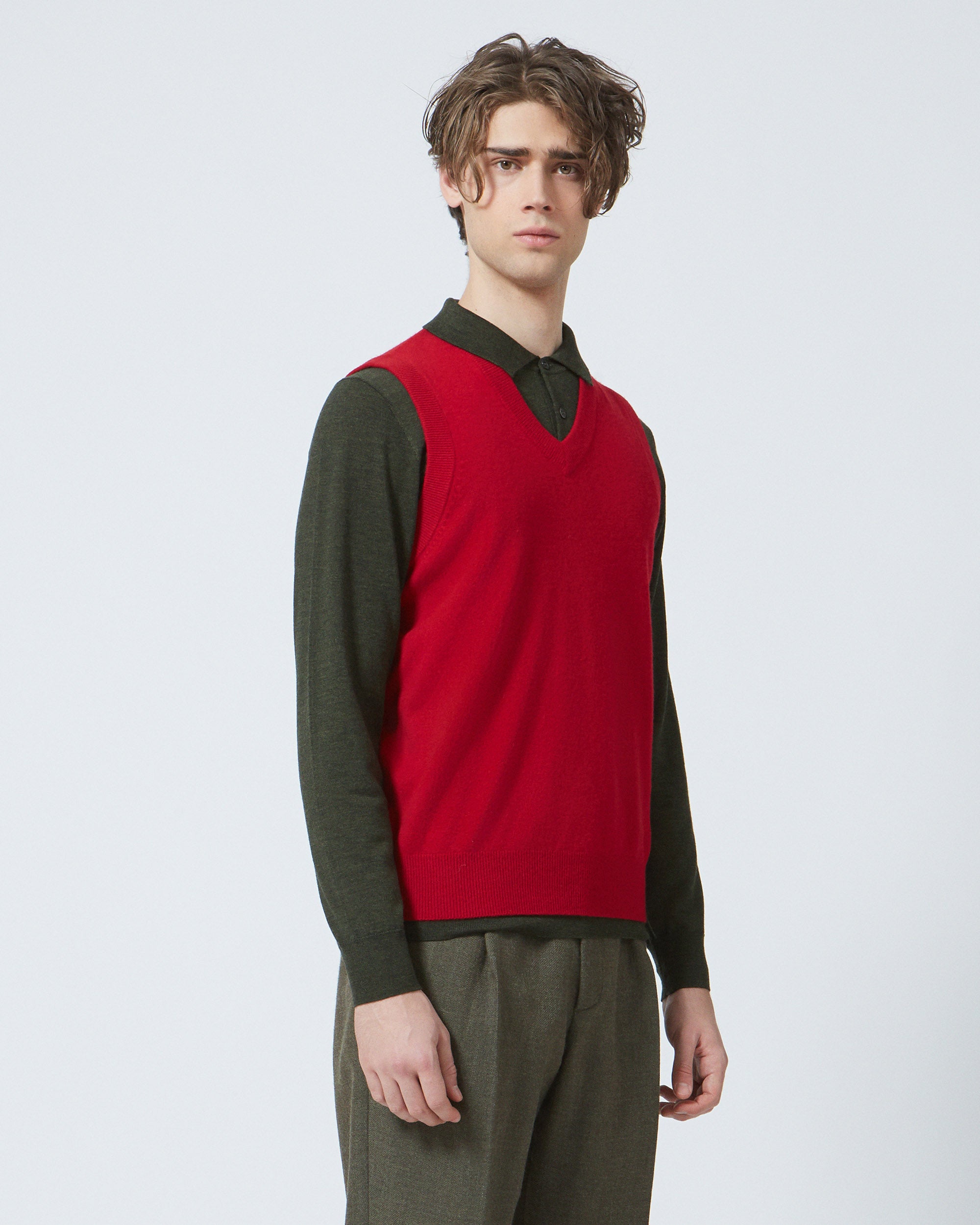 X gilet in maglia